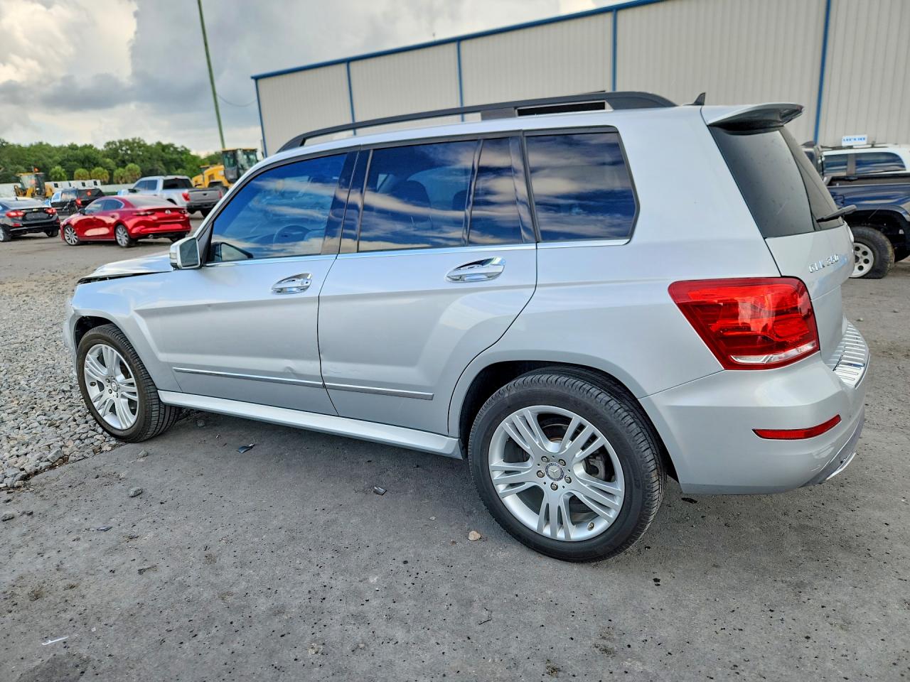 2015 Mercedes-benz Glk 350 Silver vin: WDCGG5HB9FG428687