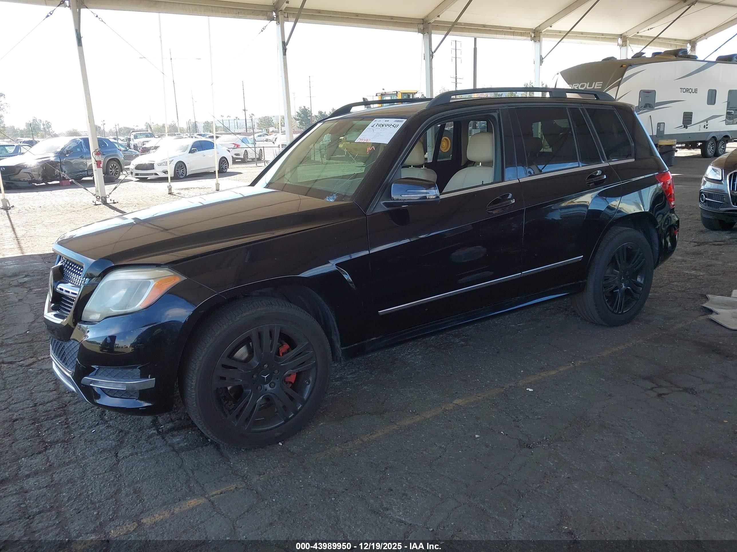 2013 Mercedes-benz Glk 350 Black vin: WDCGG5HBXDF979617