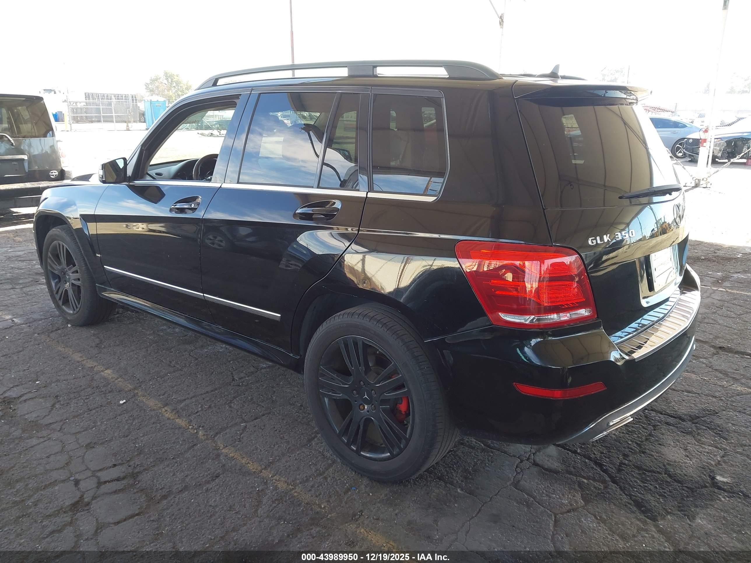2013 Mercedes-benz Glk 350 Black vin: WDCGG5HBXDF979617