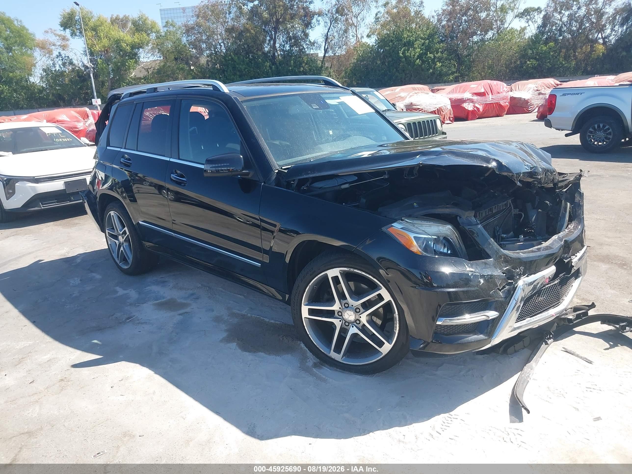 2013 Mercedes-benz Glk 350   Black vin: WDCGG5HBXDG026173