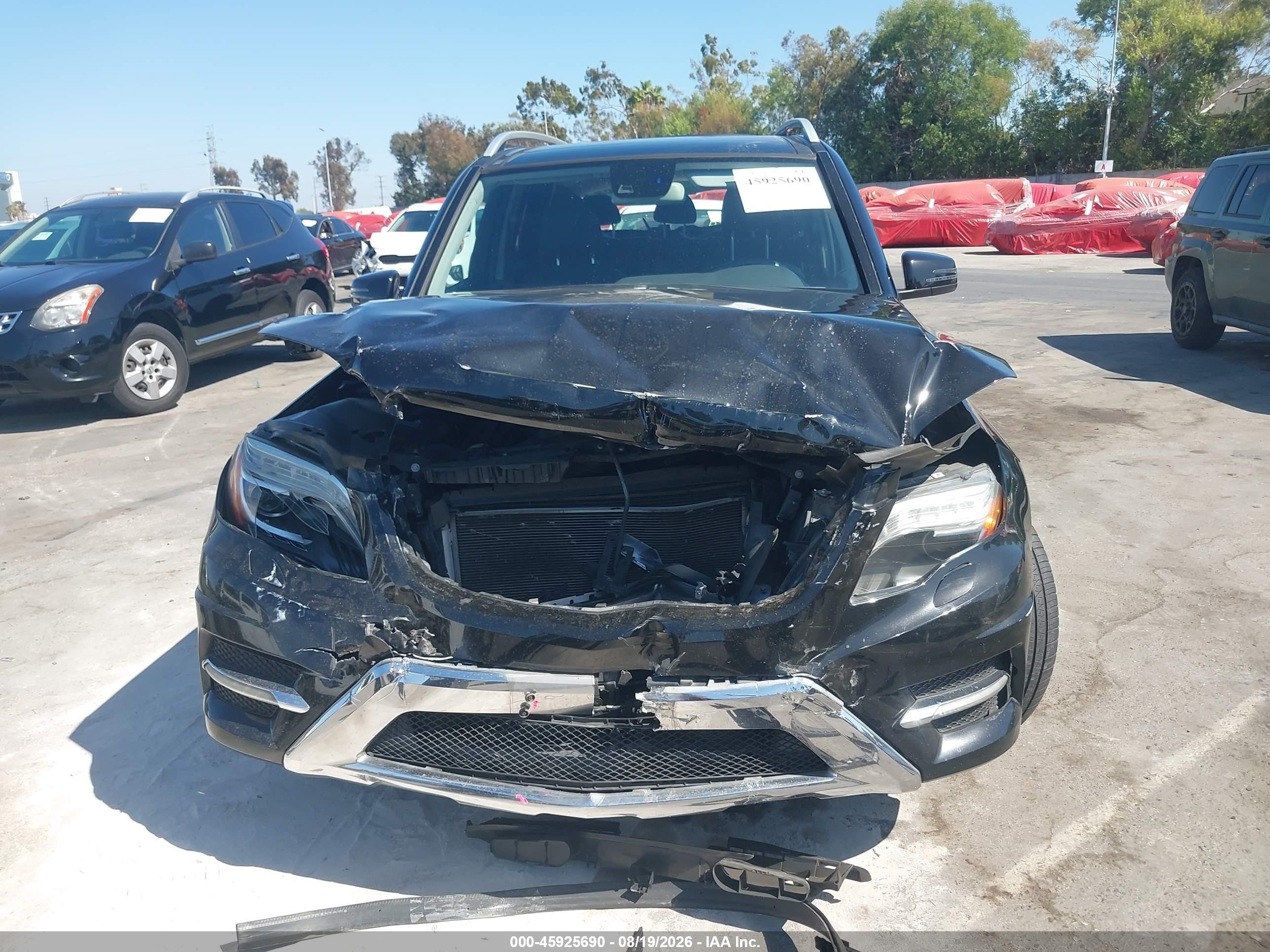 2013 Mercedes-benz Glk 350   Black vin: WDCGG5HBXDG026173