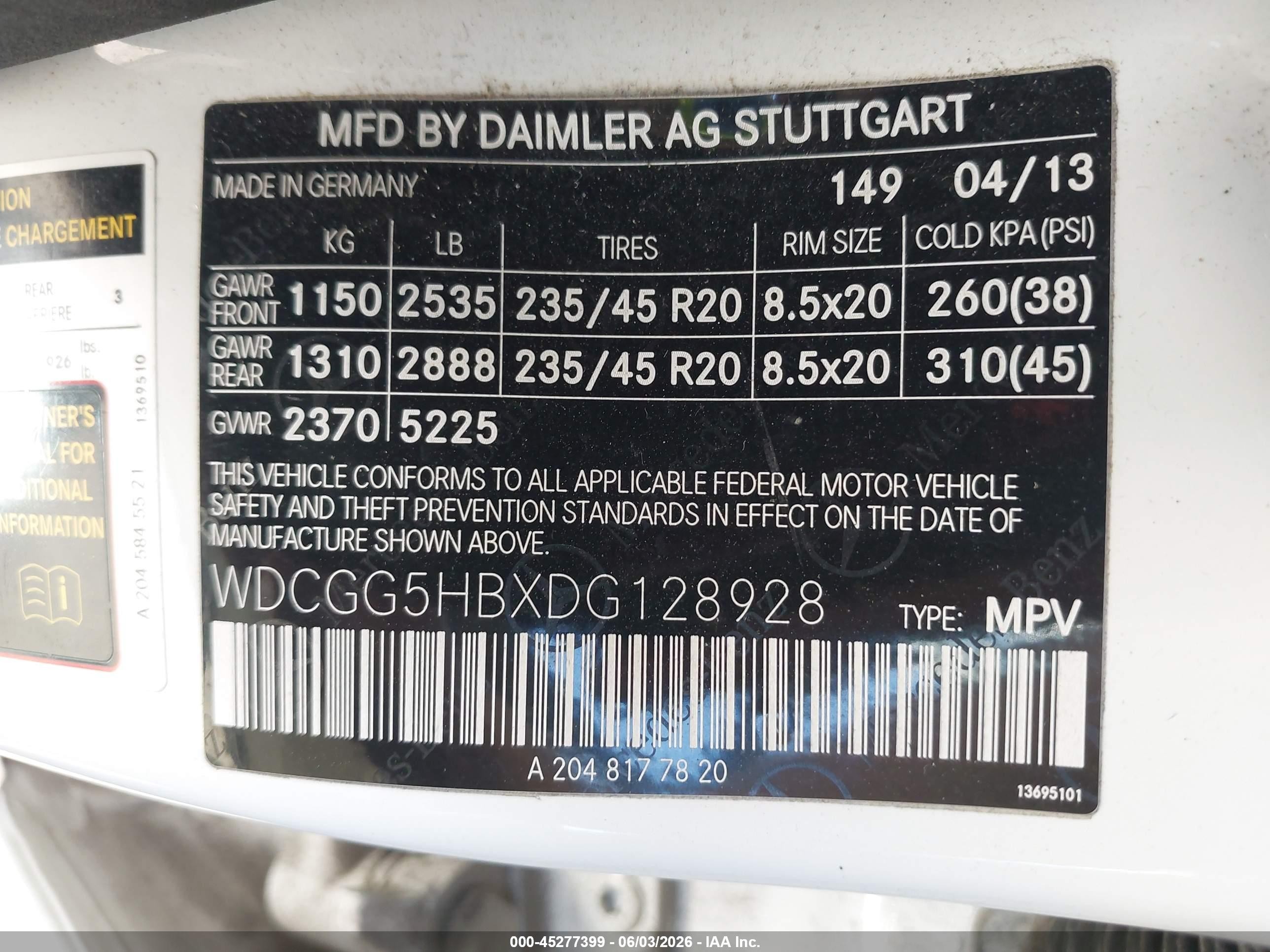 2013 Mercedes-benz Glk 350   White vin: WDCGG5HBXDG128928