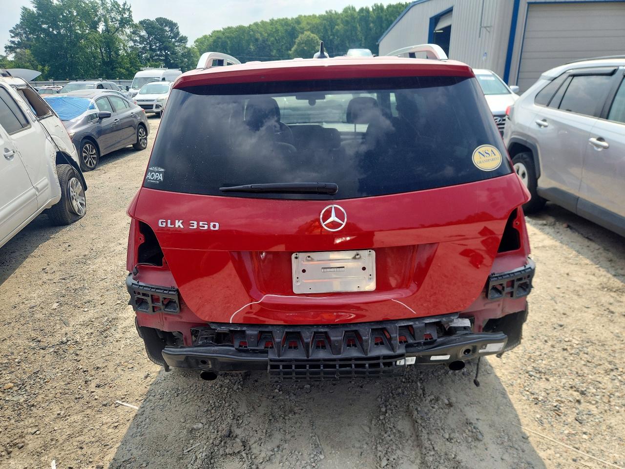 2015 Mercedes-benz Glk 350 Red vin: WDCGG5HBXFG358391