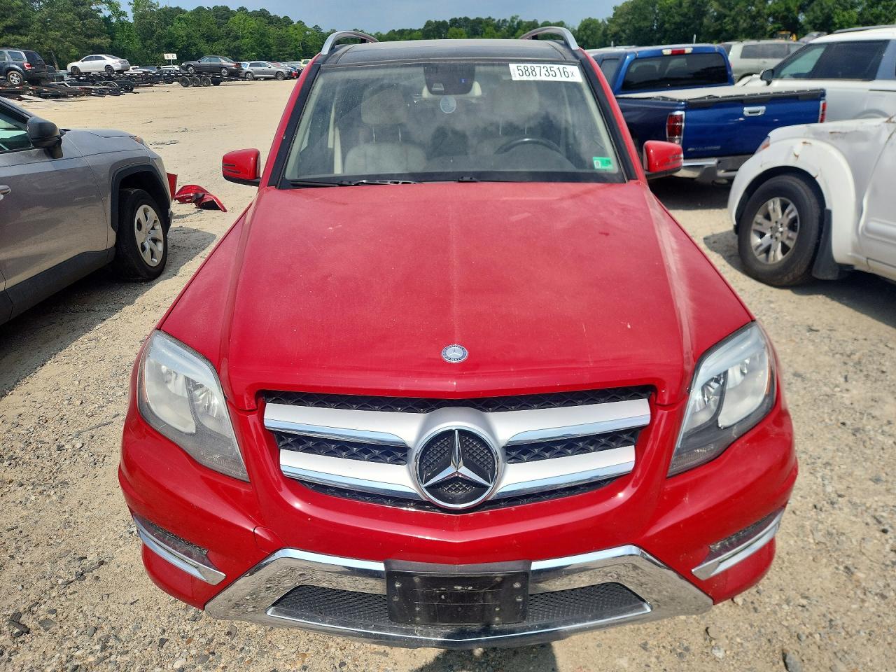 2015 Mercedes-benz Glk 350 Red vin: WDCGG5HBXFG358391