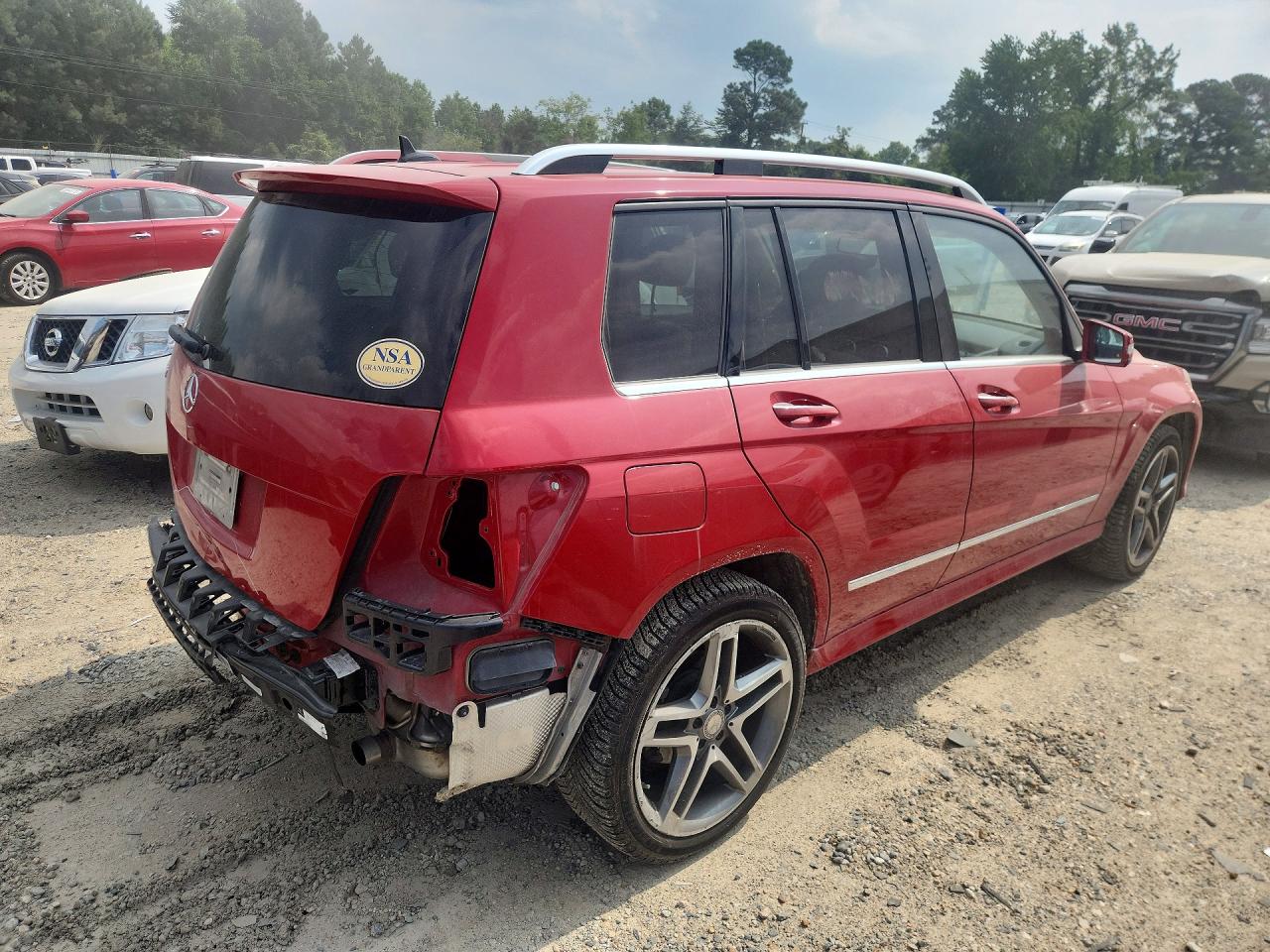 2015 Mercedes-benz Glk 350 Red vin: WDCGG5HBXFG358391