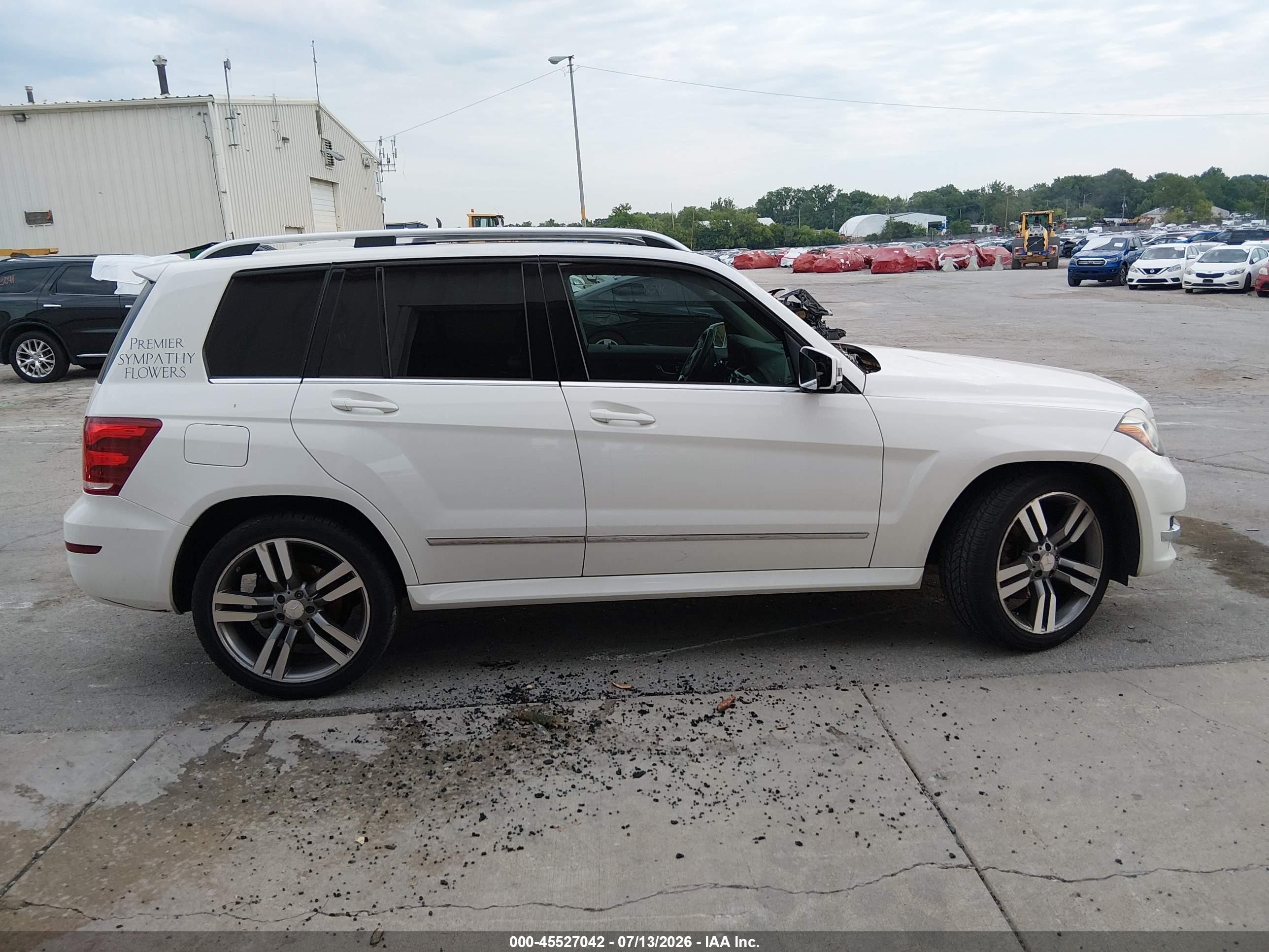 2015 Mercedes-benz Glk 350   White vin: WDCGG5HBXFG427242