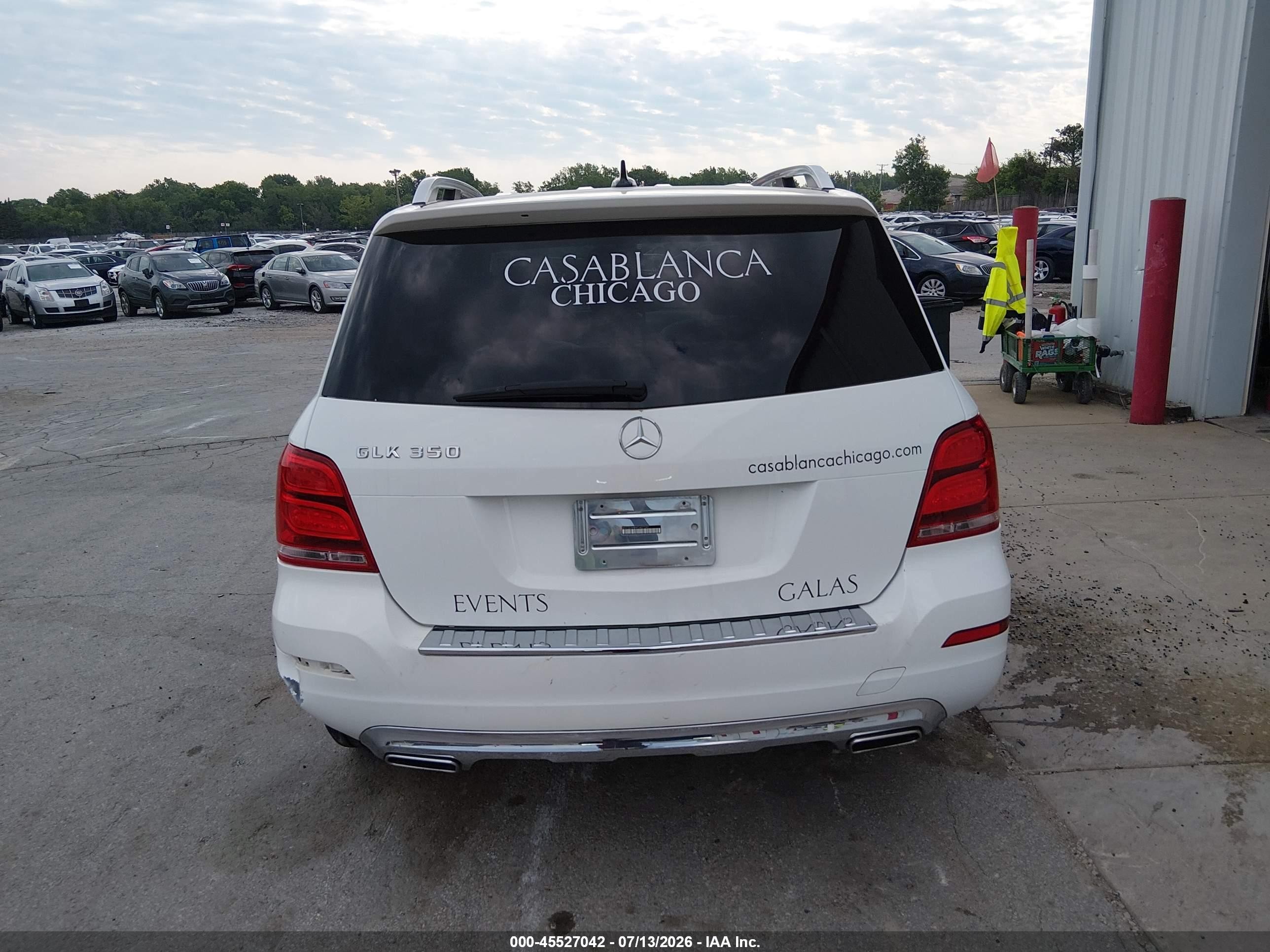 2015 Mercedes-benz Glk 350   White vin: WDCGG5HBXFG427242