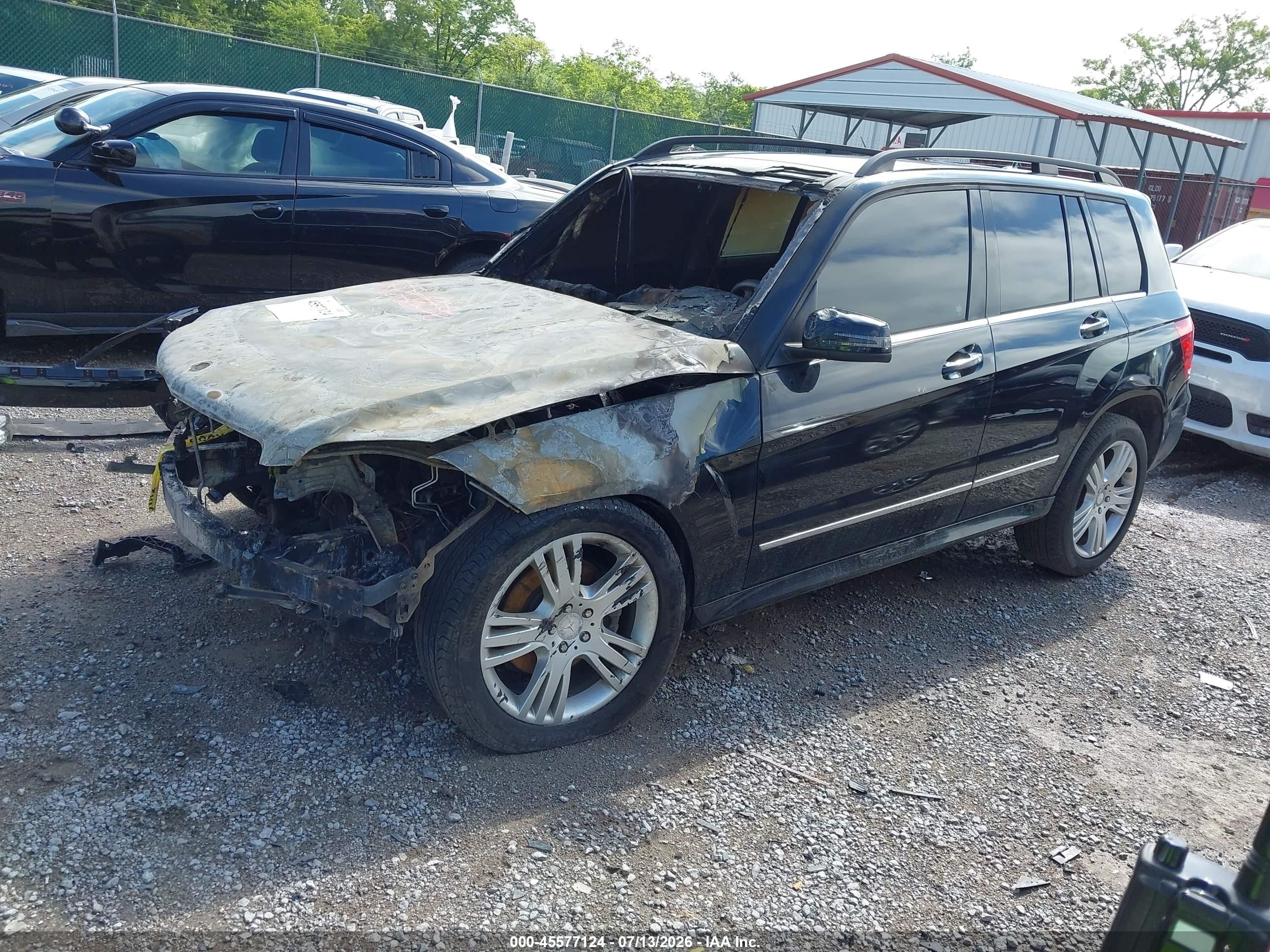 2015 Mercedes-benz Glk 350   Black vin: WDCGG5HBXFG430528