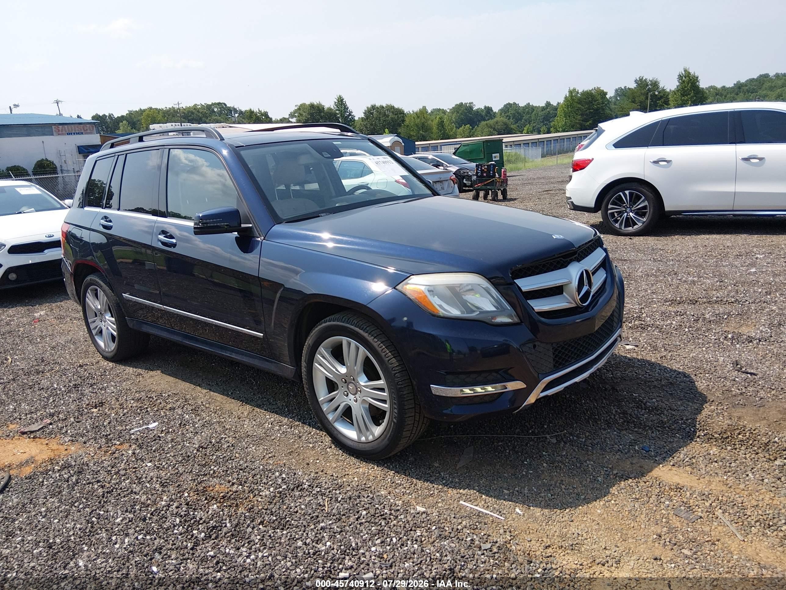 2015 Mercedes-benz Glk 350   Dark Blue vin: WDCGG5HBXFG430738