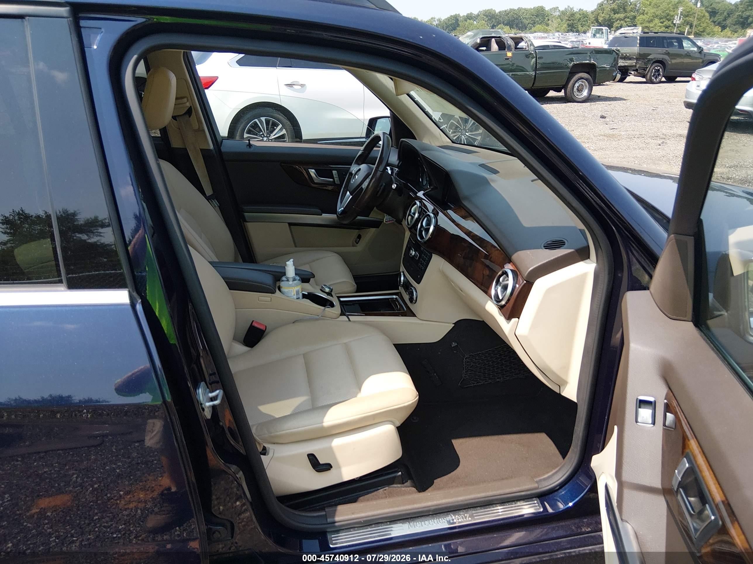 2015 Mercedes-benz Glk 350   Dark Blue vin: WDCGG5HBXFG430738