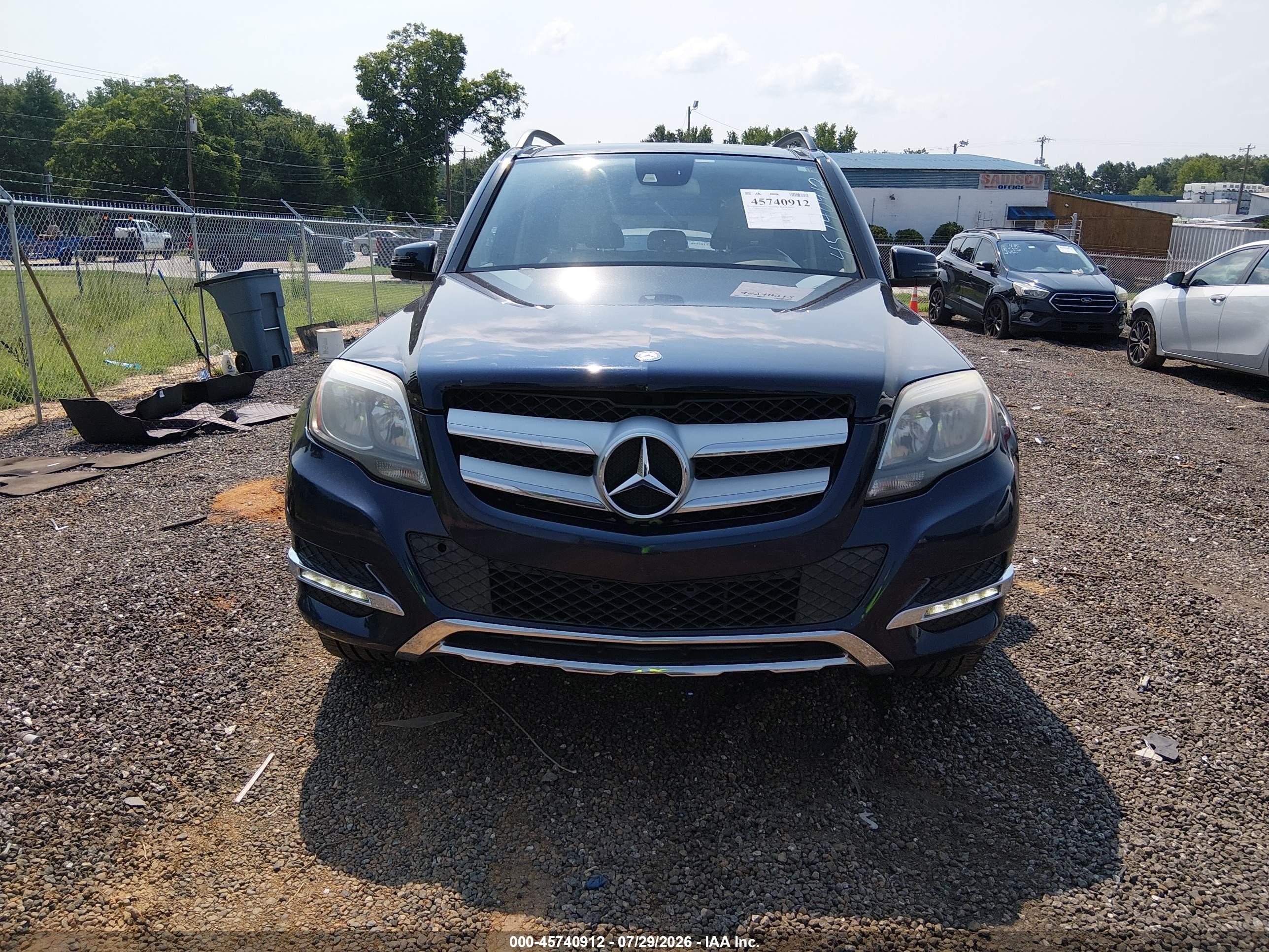 2015 Mercedes-benz Glk 350   Dark Blue vin: WDCGG5HBXFG430738