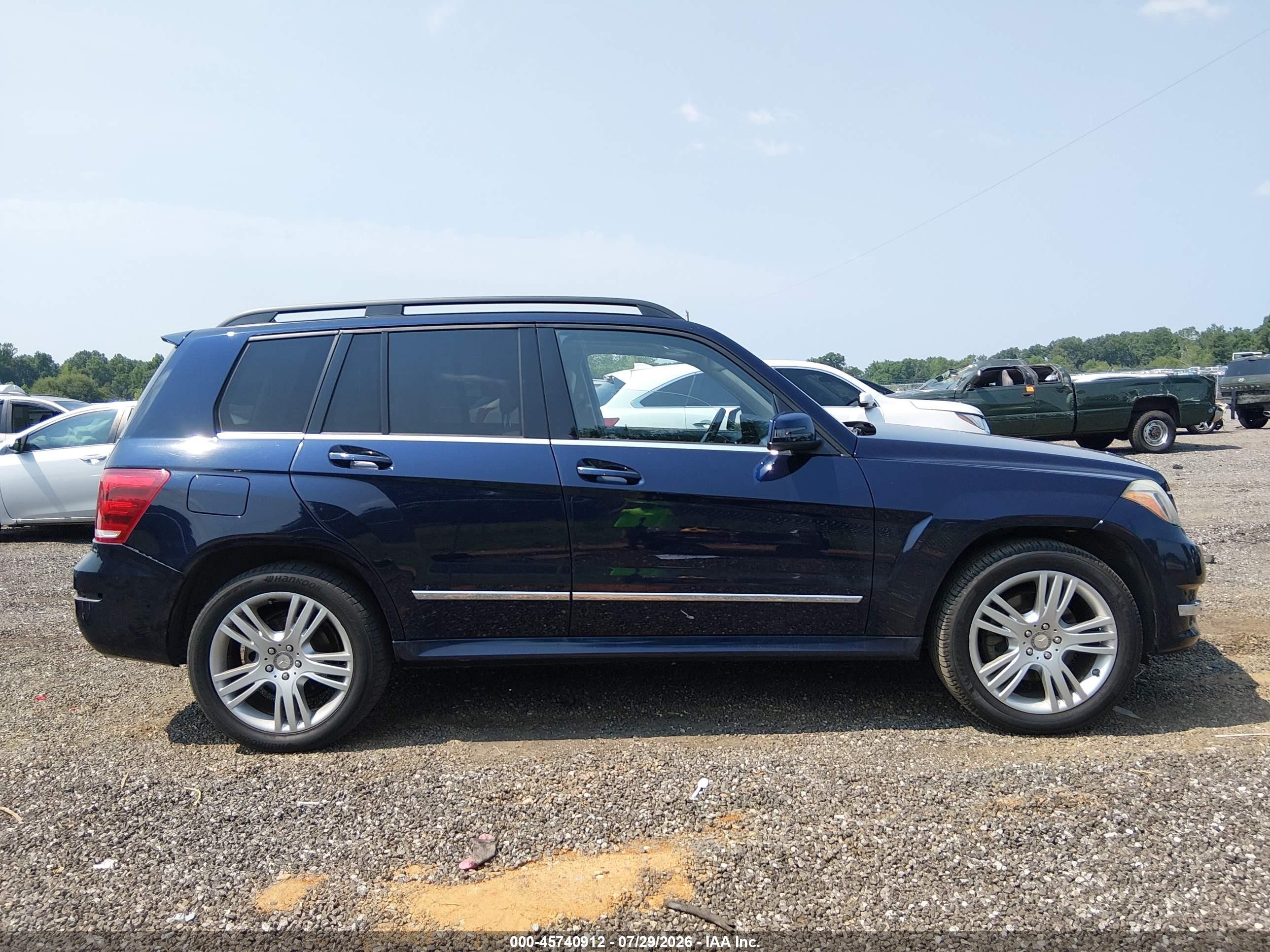 2015 Mercedes-benz Glk 350   Dark Blue vin: WDCGG5HBXFG430738