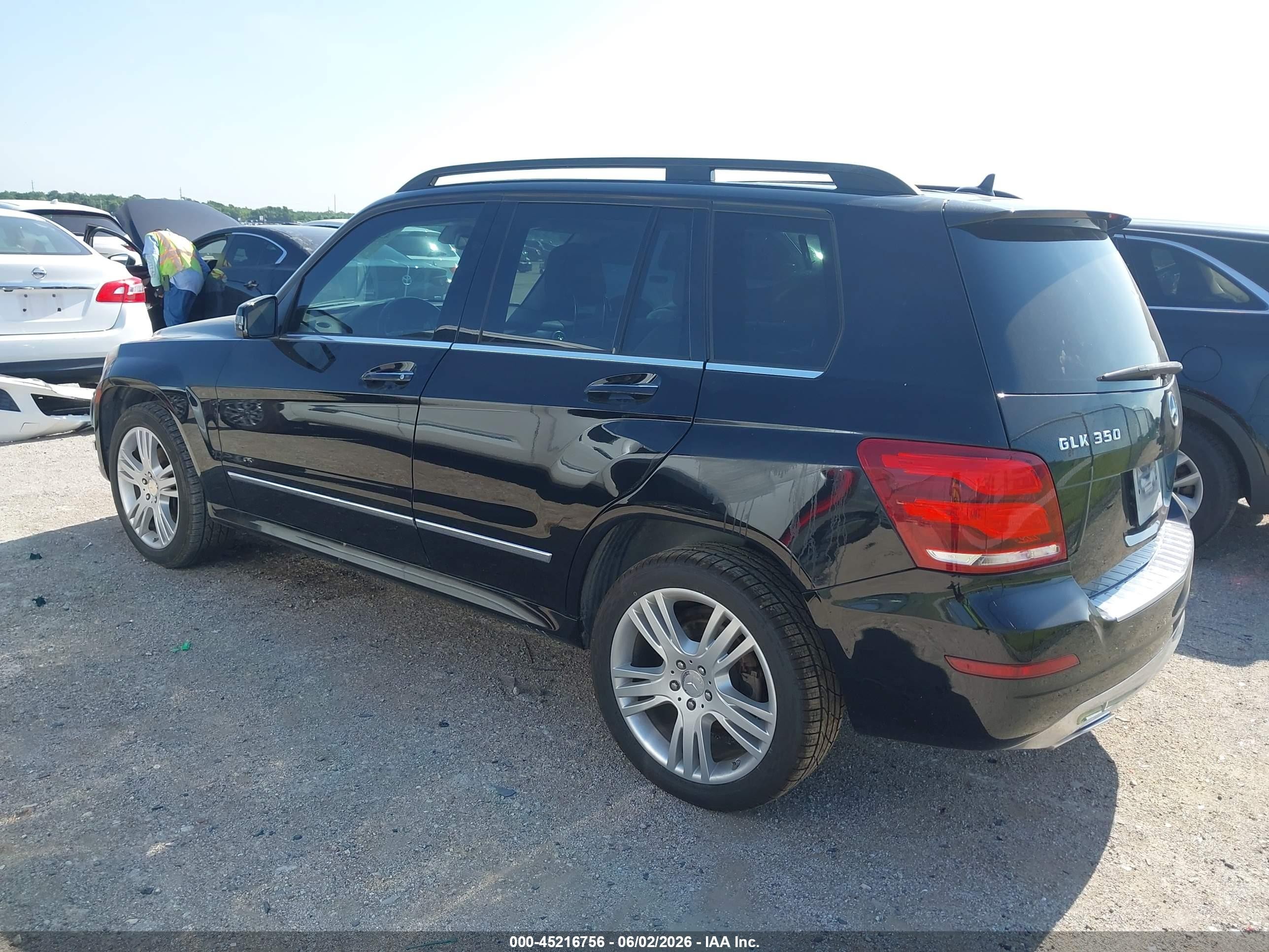2015 Mercedes-benz Glk 350   Black vin: WDCGG5HBXFG432263