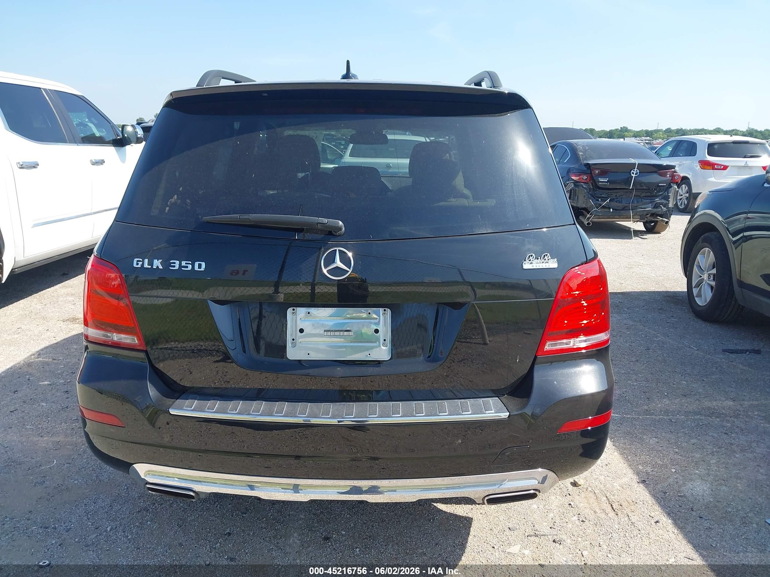 2015 Mercedes-benz Glk 350   Black vin: WDCGG5HBXFG432263