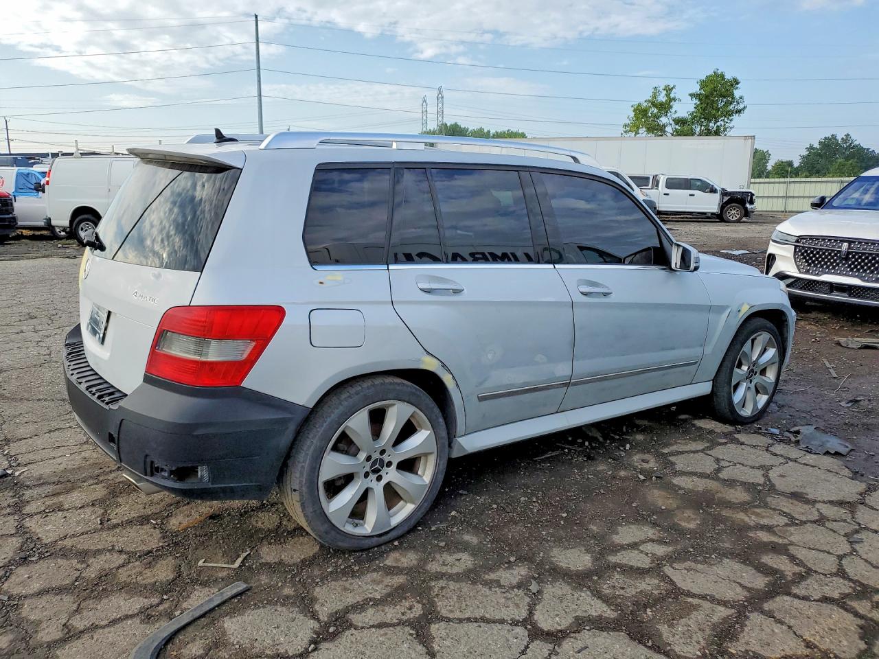 2010 Mercedes-benz Glk 350 4matic Silver vin: WDCGG8HB0AF280364