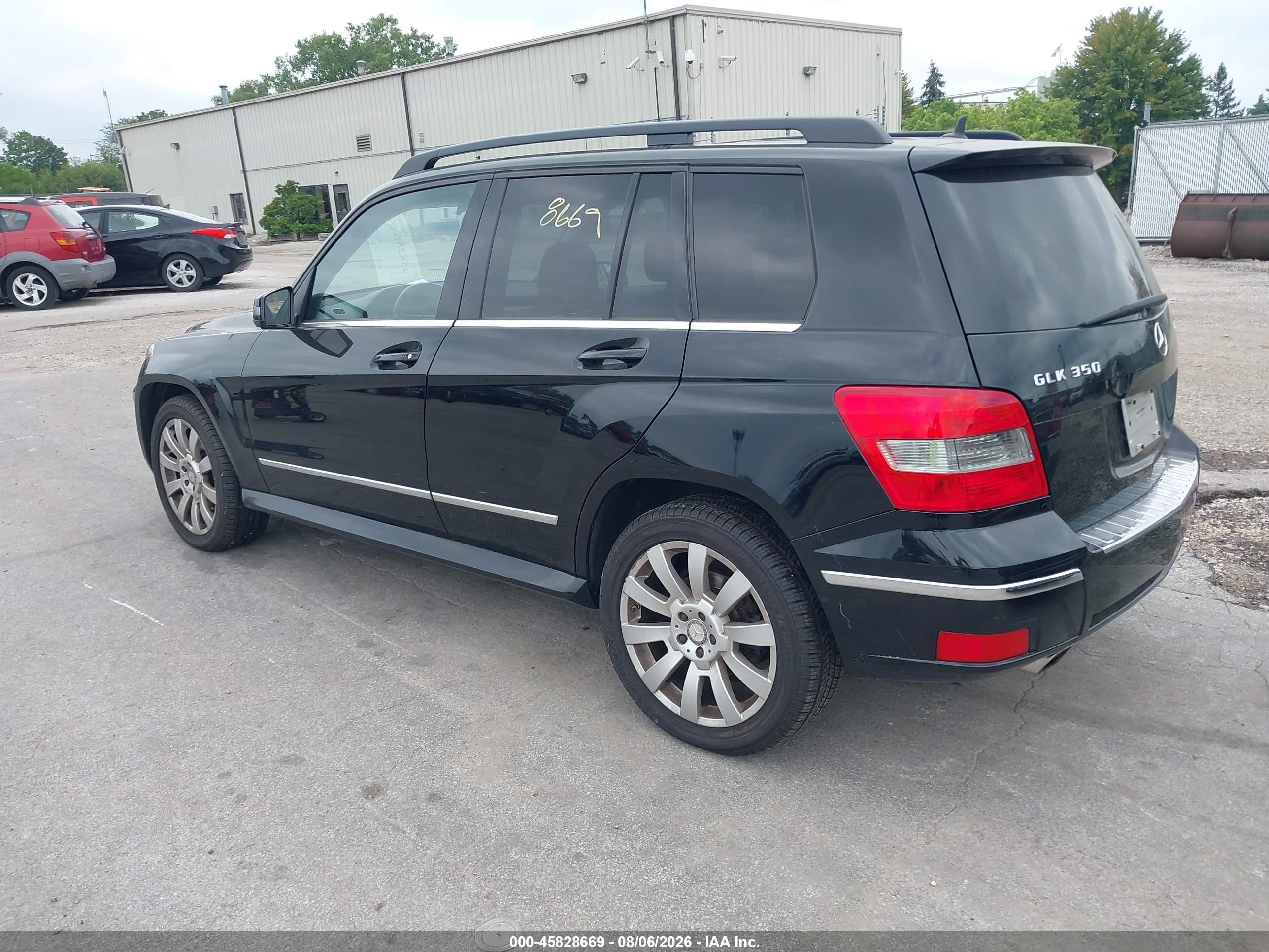 2010 Mercedes-benz Glk 350 4matic Black vin: WDCGG8HB0AF372073
