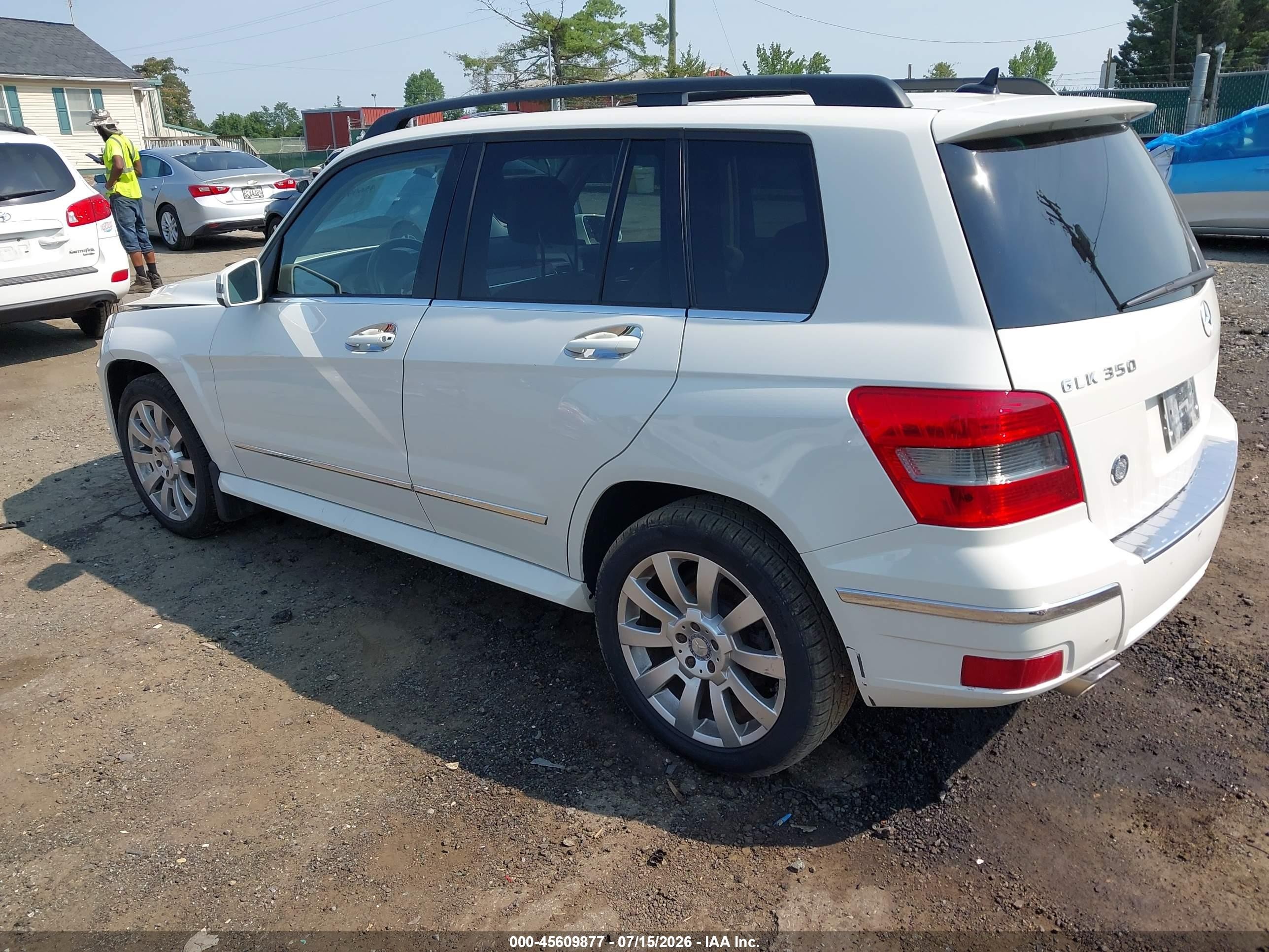 2010 Mercedes-benz Glk 350 4matic White vin: WDCGG8HB0AF419120
