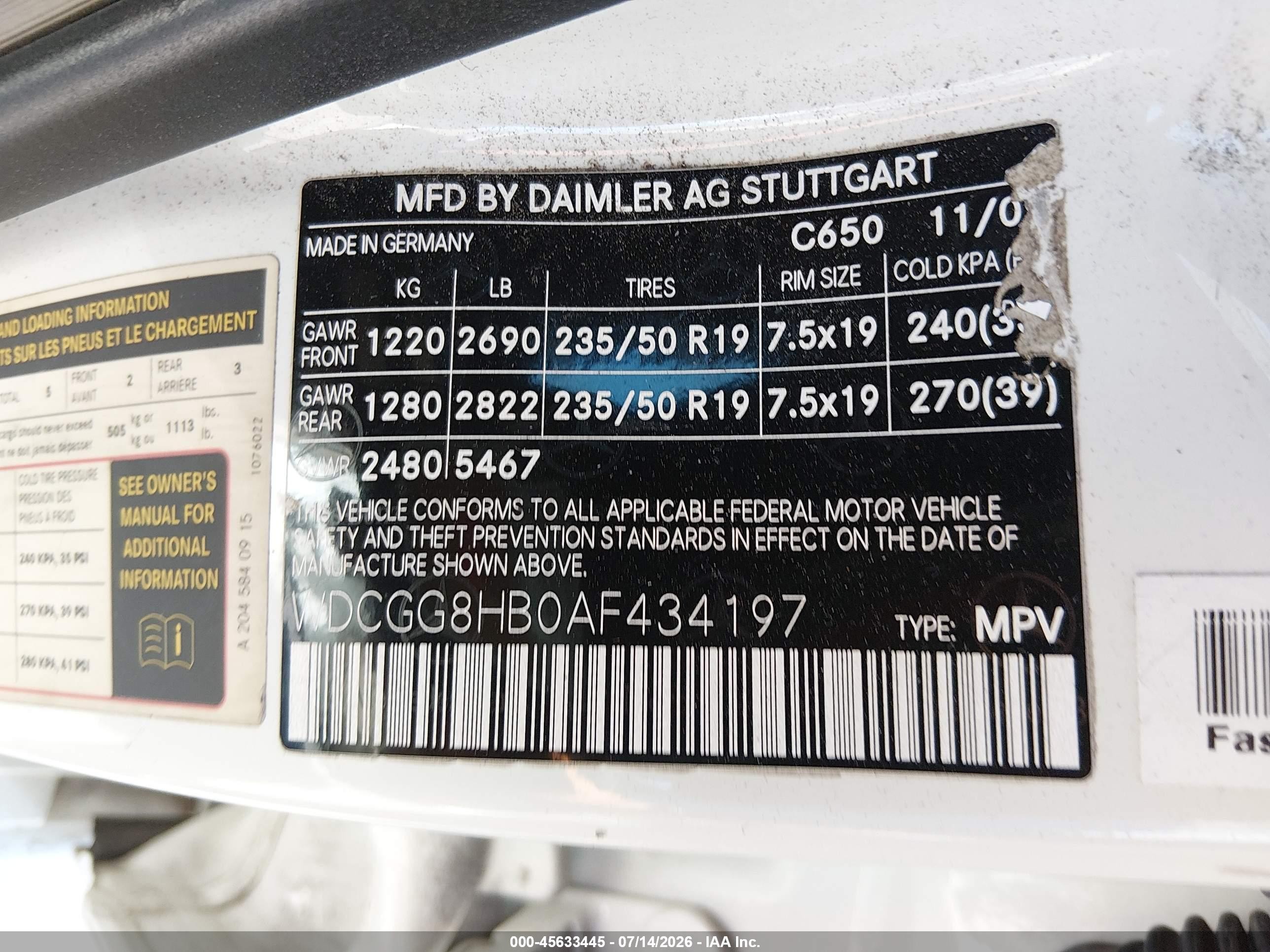2010 Mercedes-benz Glk 350 4matic White vin: WDCGG8HB0AF434197