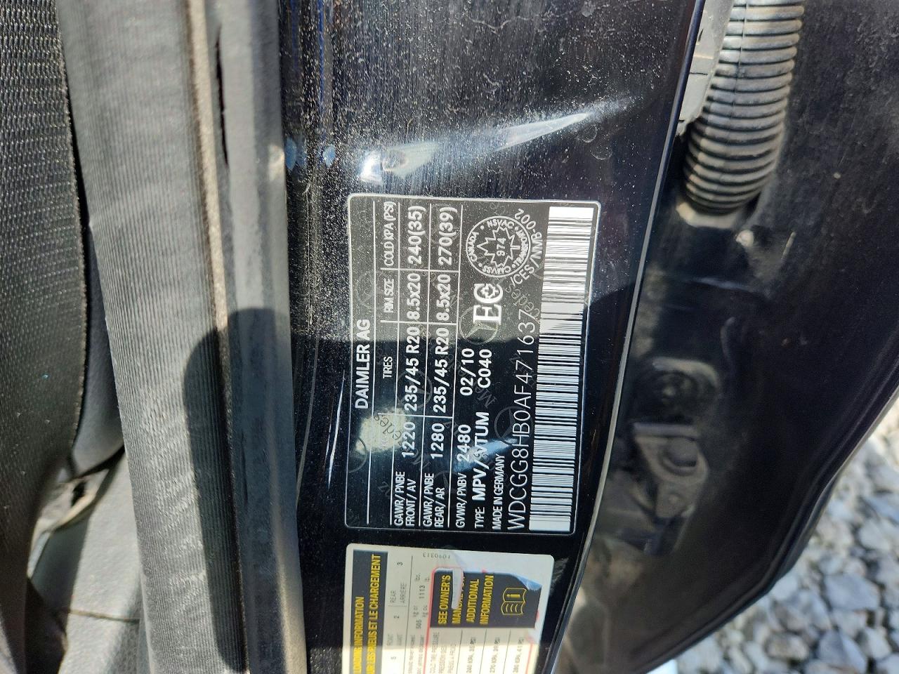2010 Mercedes-benz Glk 350 4matic Черный vin: WDCGG8HB0AF471637