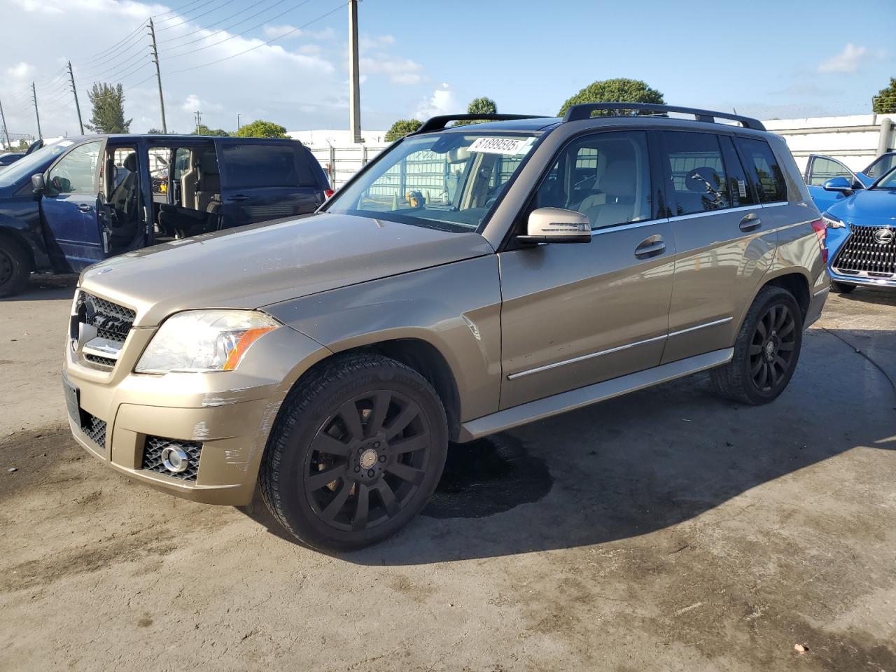 2010 Mercedes-benz Glk 350 4matic Gold vin: WDCGG8HB0AF483318