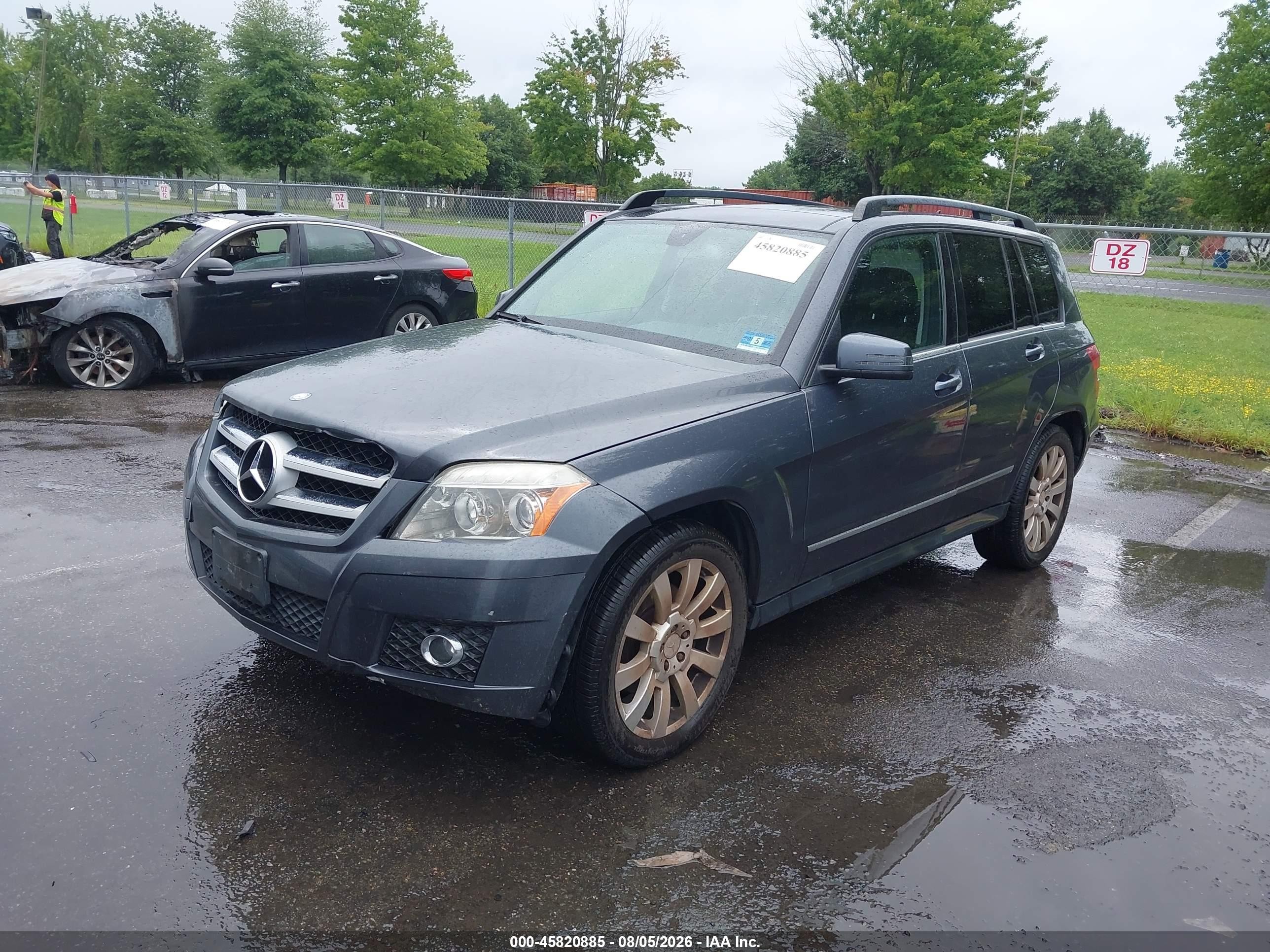 2011 Mercedes-benz Glk 350 4matic Gray vin: WDCGG8HB0BF566085