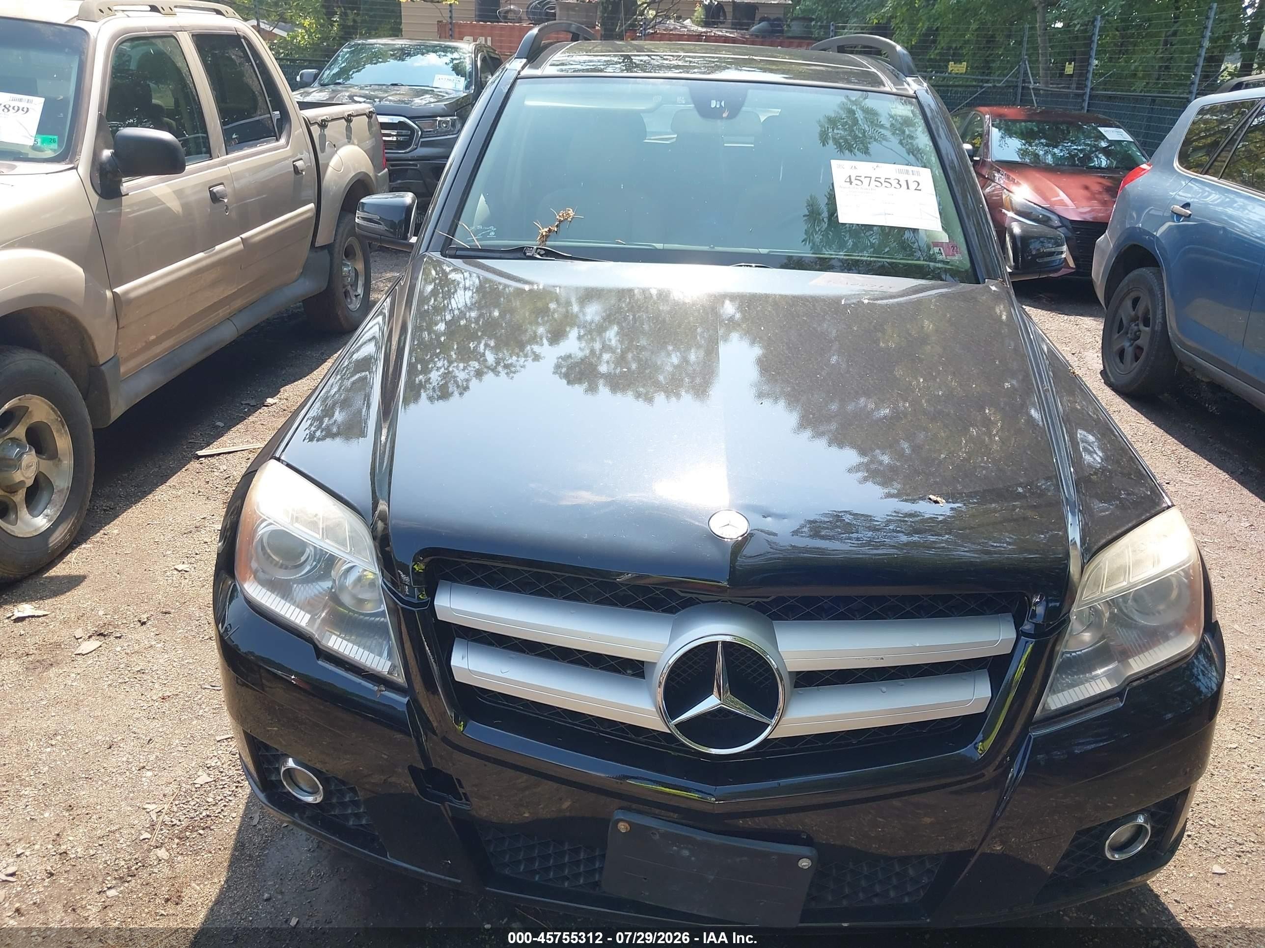 2011 Mercedes-benz Glk 350 4matic Black vin: WDCGG8HB0BF626057