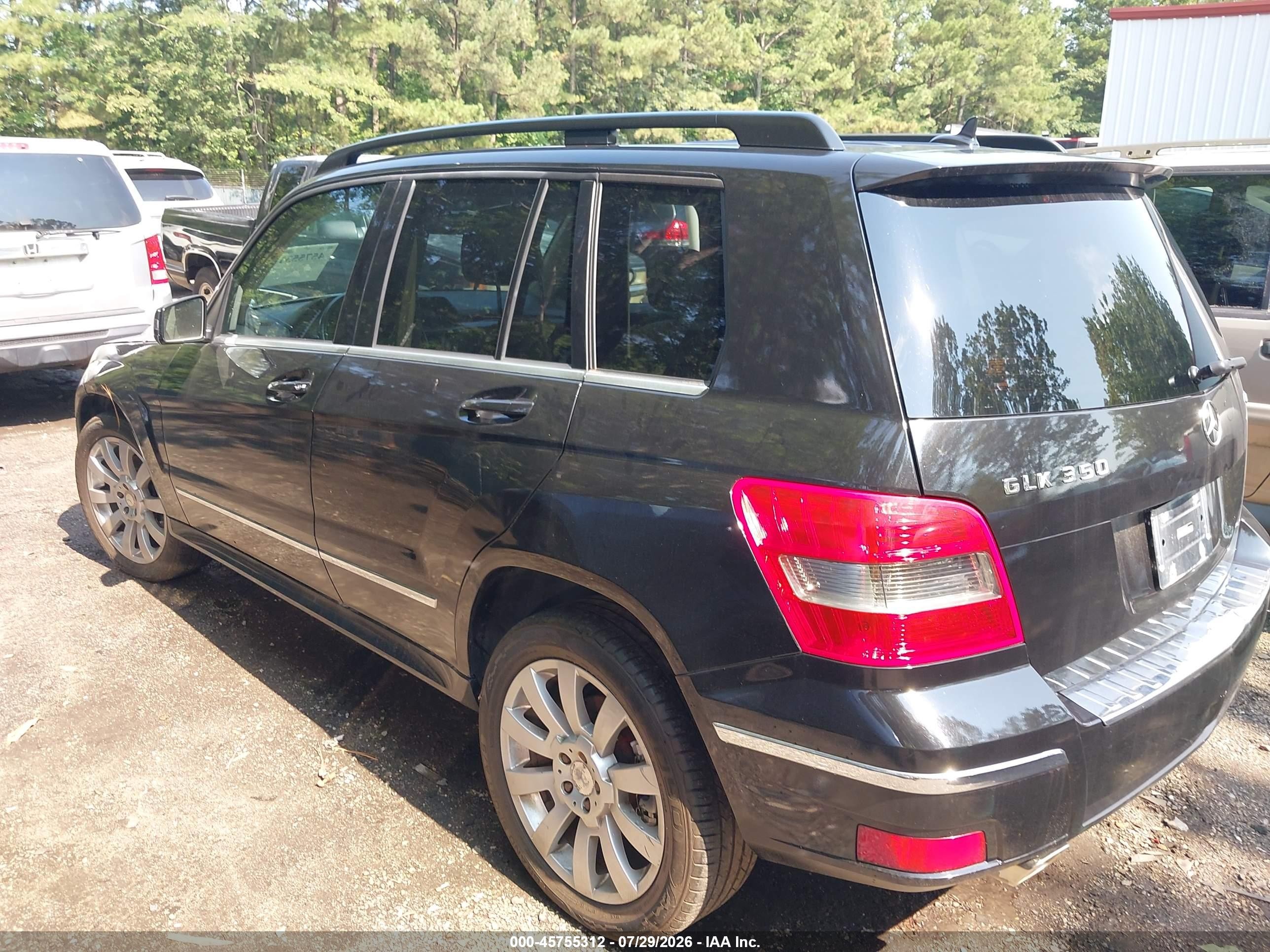 2011 Mercedes-benz Glk 350 4matic Black vin: WDCGG8HB0BF626057