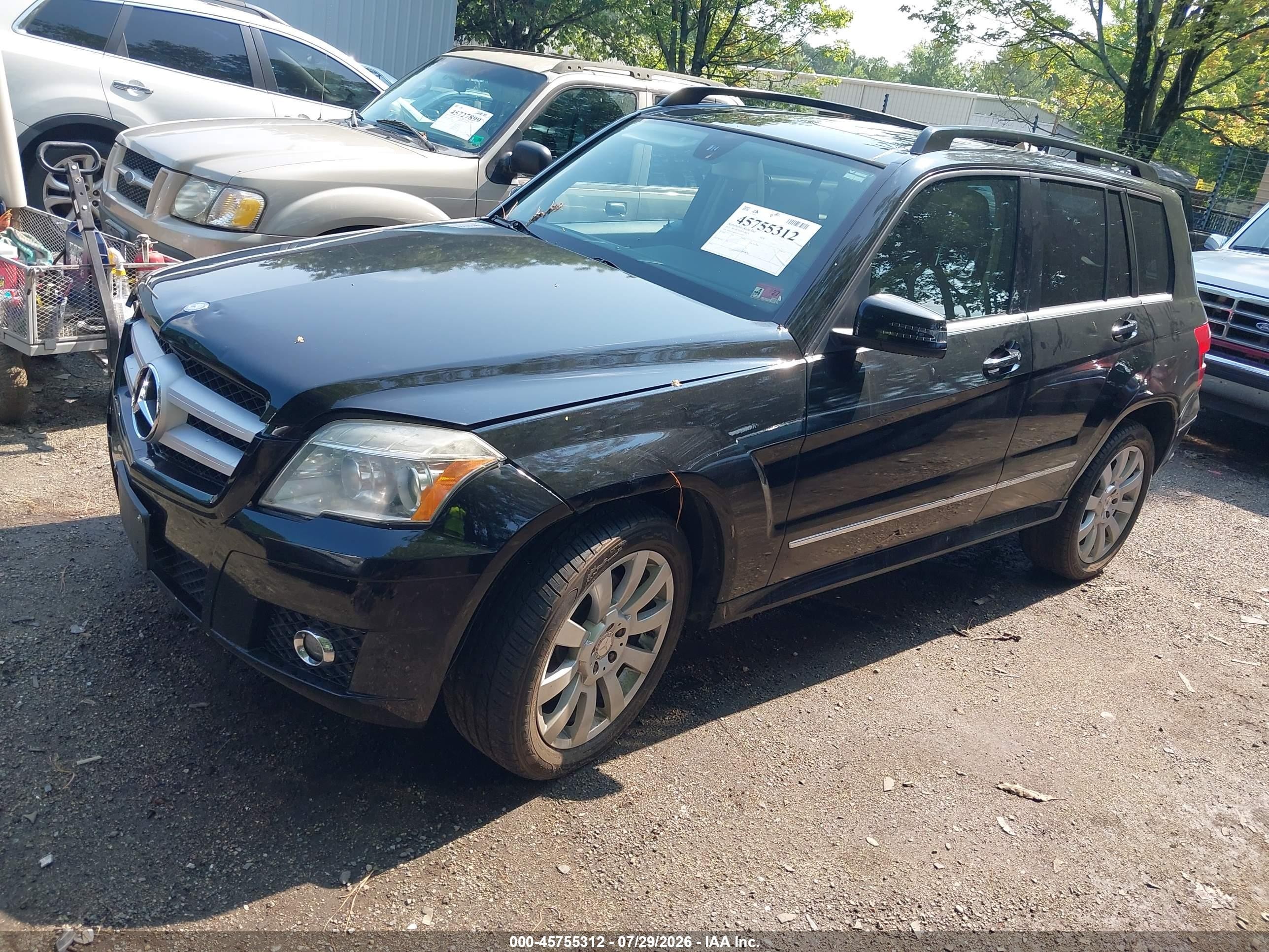 2011 Mercedes-benz Glk 350 4matic Black vin: WDCGG8HB0BF626057