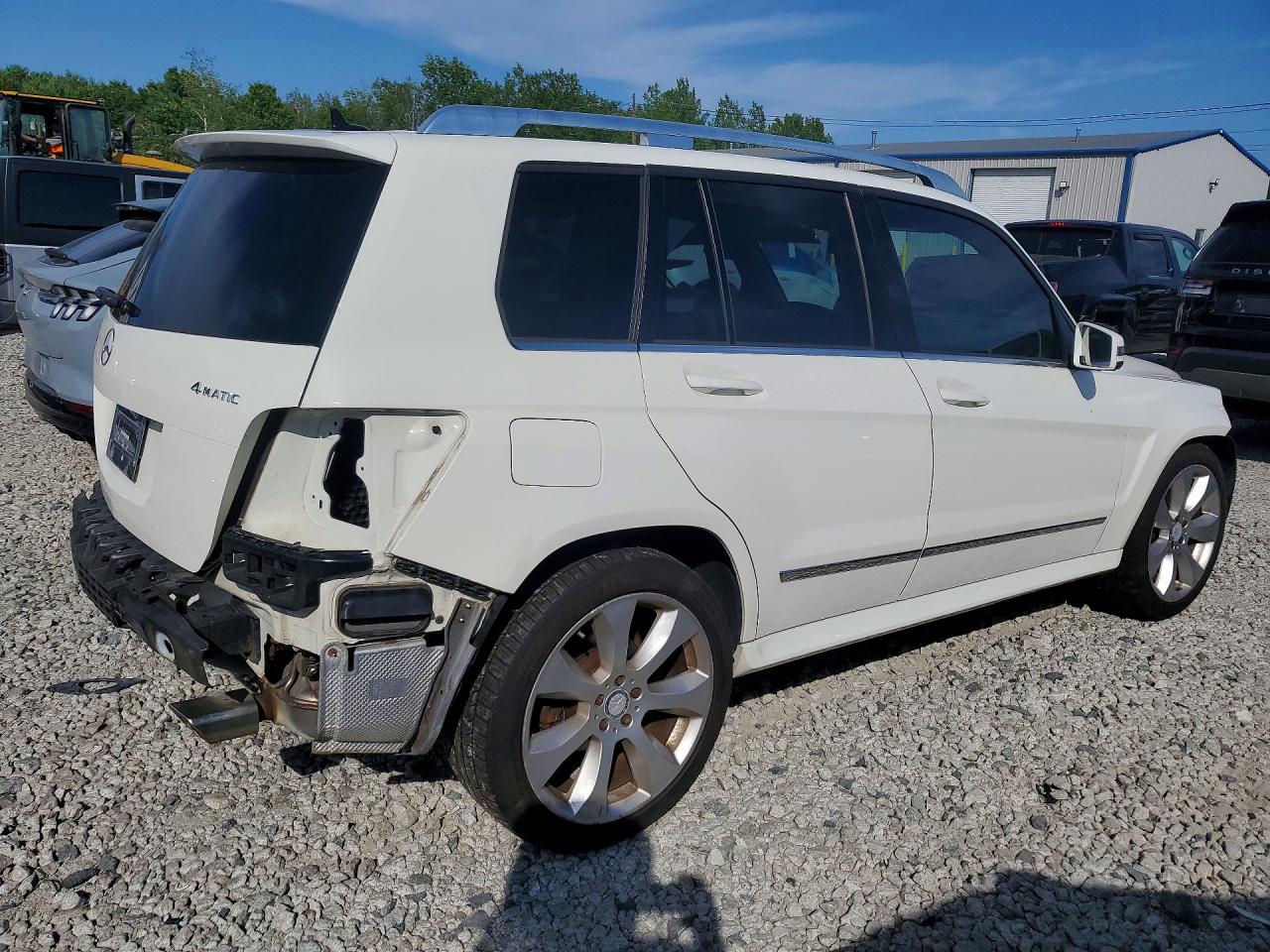 2011 Mercedes-benz Glk 350 4matic White vin: WDCGG8HB0BF659298