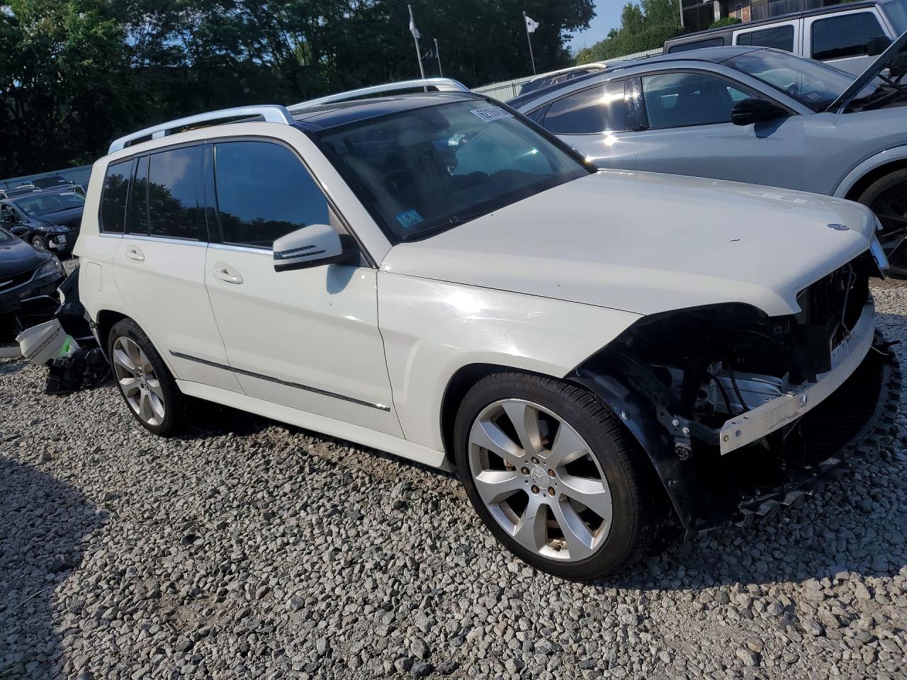 2011 Mercedes-benz Glk 350 4matic White vin: WDCGG8HB0BF659298