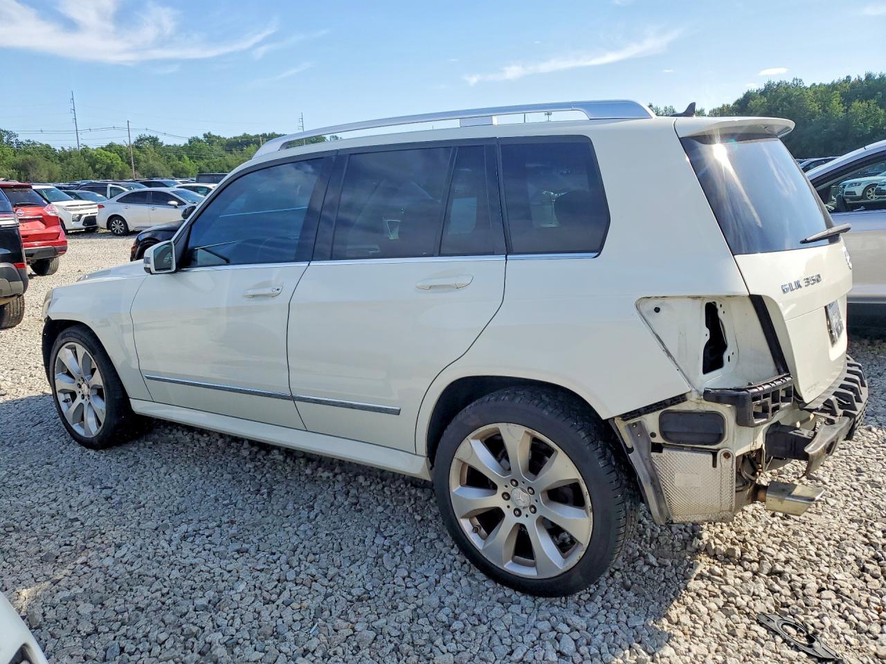 2011 Mercedes-benz Glk 350 4matic White vin: WDCGG8HB0BF659298