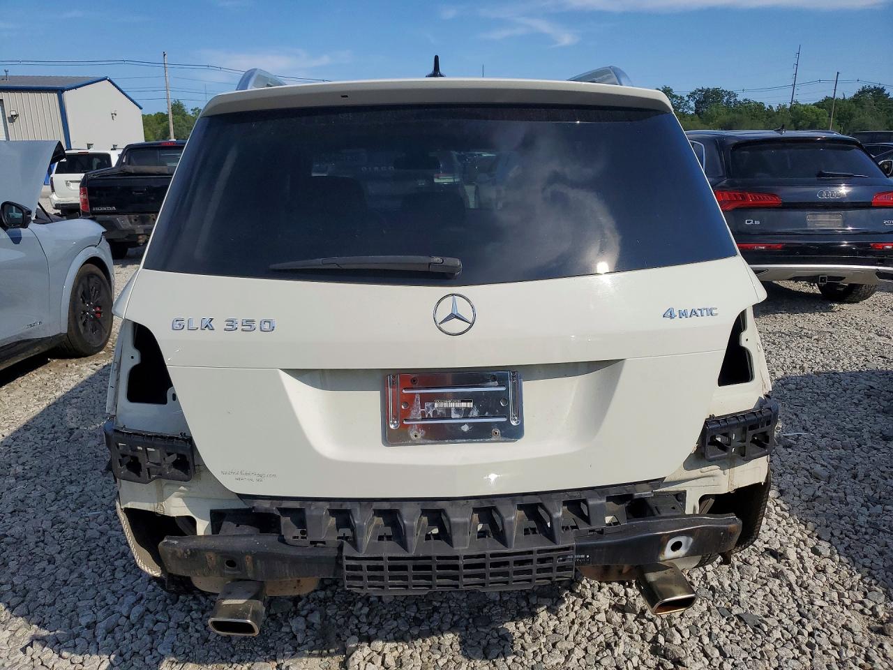 2011 Mercedes-benz Glk 350 4matic White vin: WDCGG8HB0BF659298