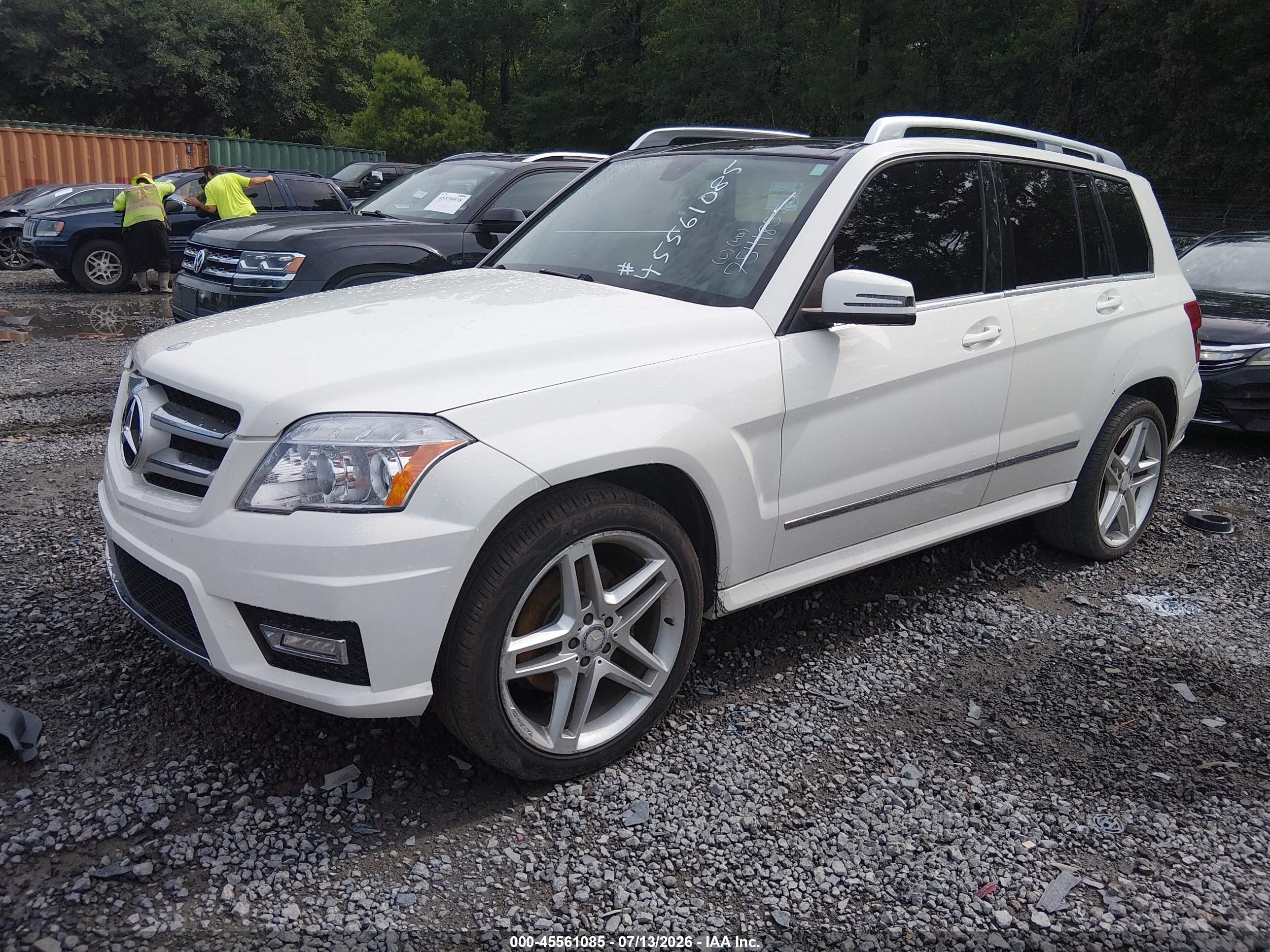 2012 Mercedes-benz Glk 350 4matic White vin: WDCGG8HB0CF754185