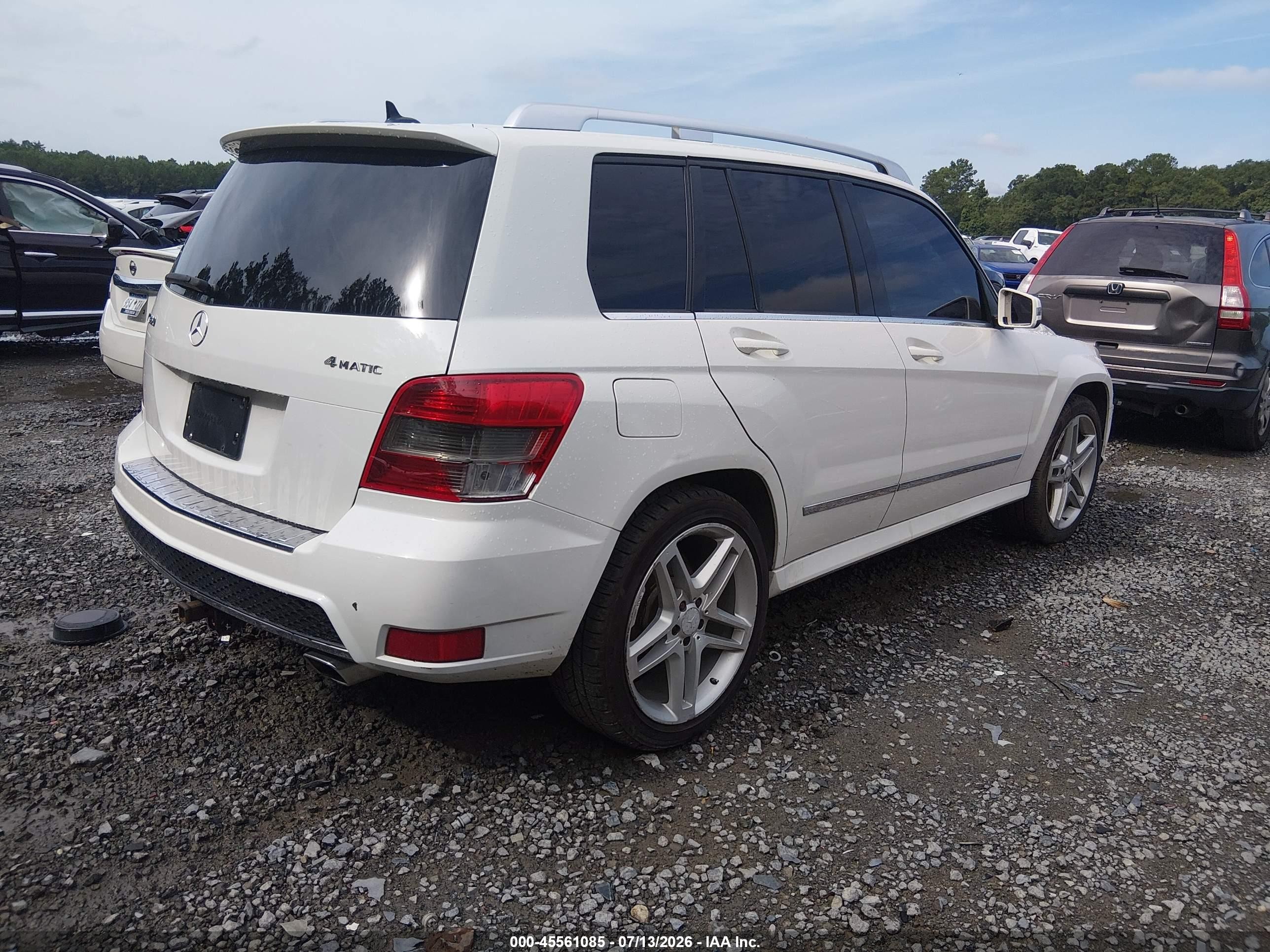 2012 Mercedes-benz Glk 350 4matic White vin: WDCGG8HB0CF754185