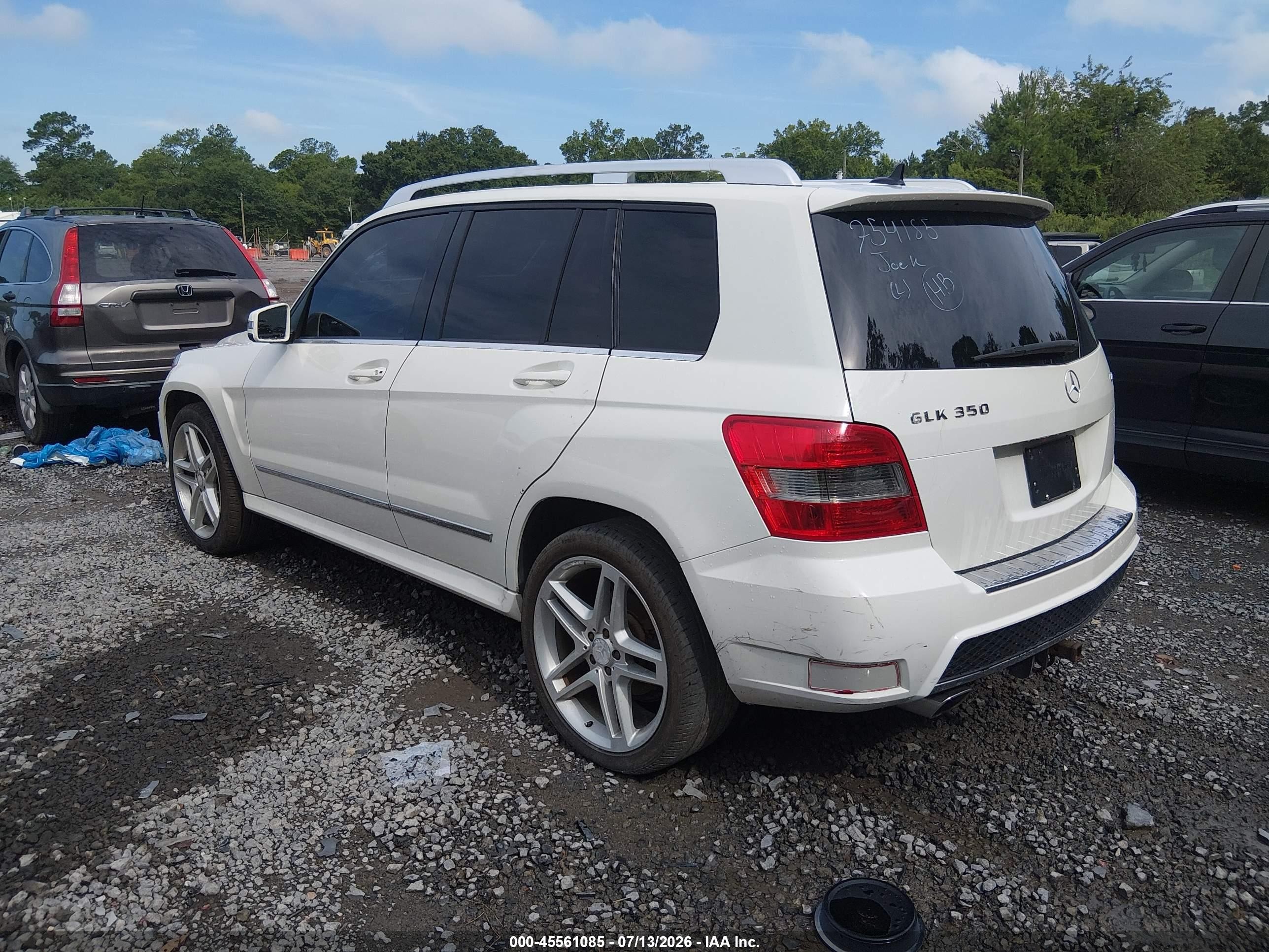 2012 Mercedes-benz Glk 350 4matic White vin: WDCGG8HB0CF754185