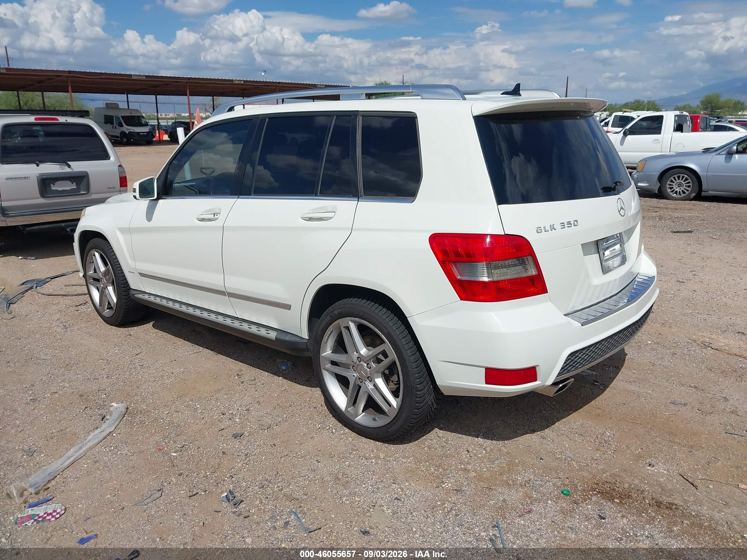 2012 Mercedes-benz Glk 350 4matic White vin: WDCGG8HB0CF792614