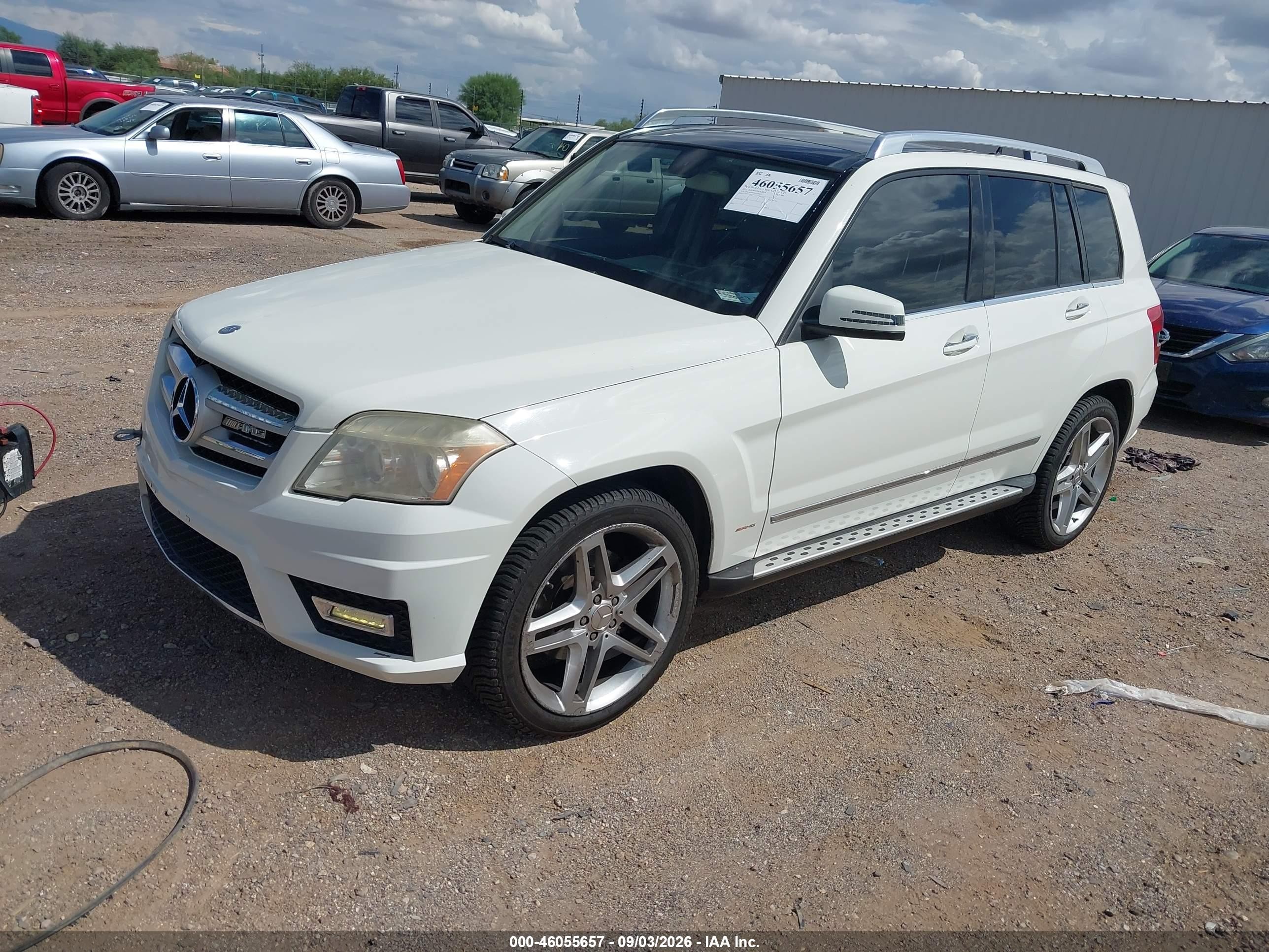2012 Mercedes-benz Glk 350 4matic White vin: WDCGG8HB0CF792614