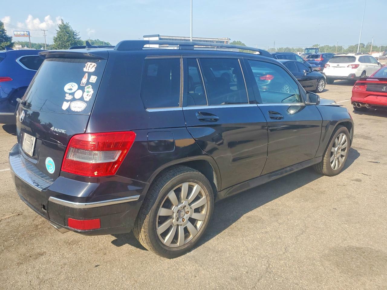 2012 Mercedes-benz Glk 350 4matic Black vin: WDCGG8HB0CF845473