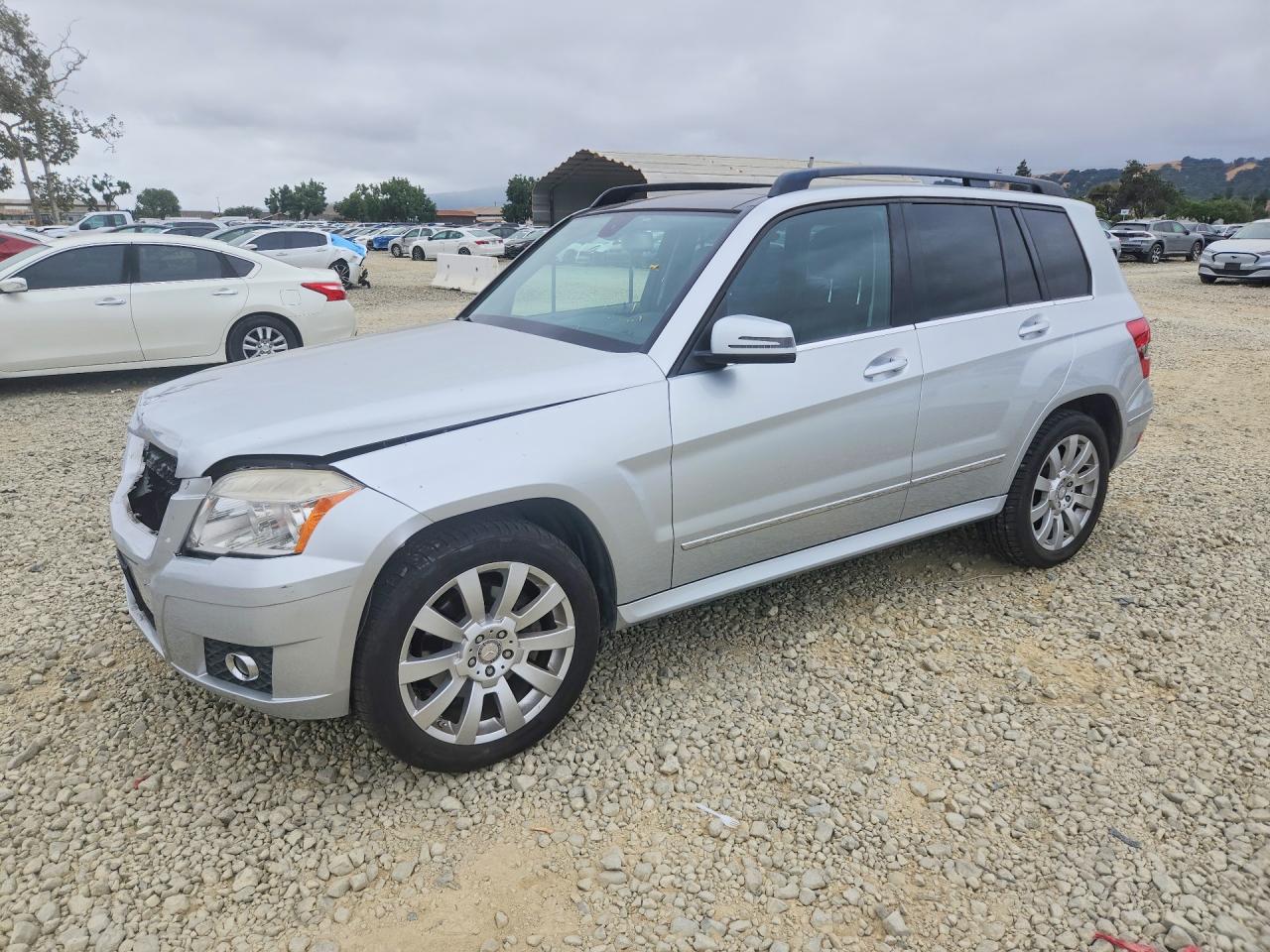 2012 Mercedes-benz Glk 350 4matic Silver vin: WDCGG8HB0CF885357