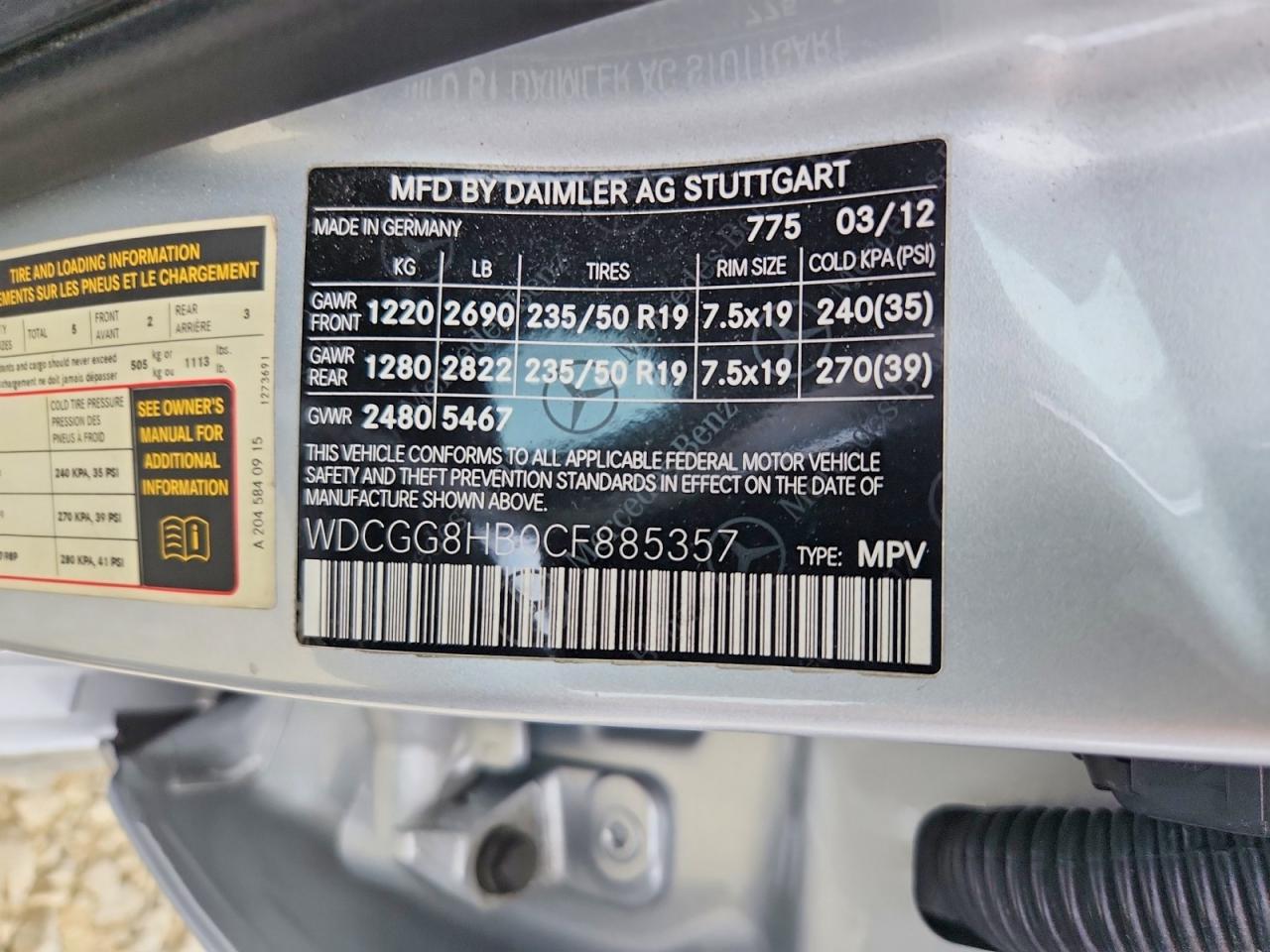 2012 Mercedes-benz Glk 350 4matic Silver vin: WDCGG8HB0CF885357