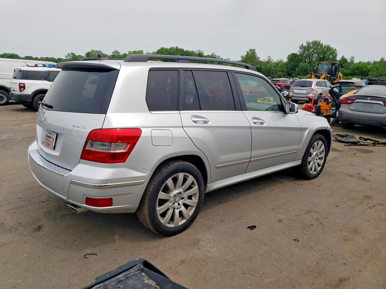 2012 Mercedes-benz Glk 350 4matic Silver vin: WDCGG8HB0CF888906