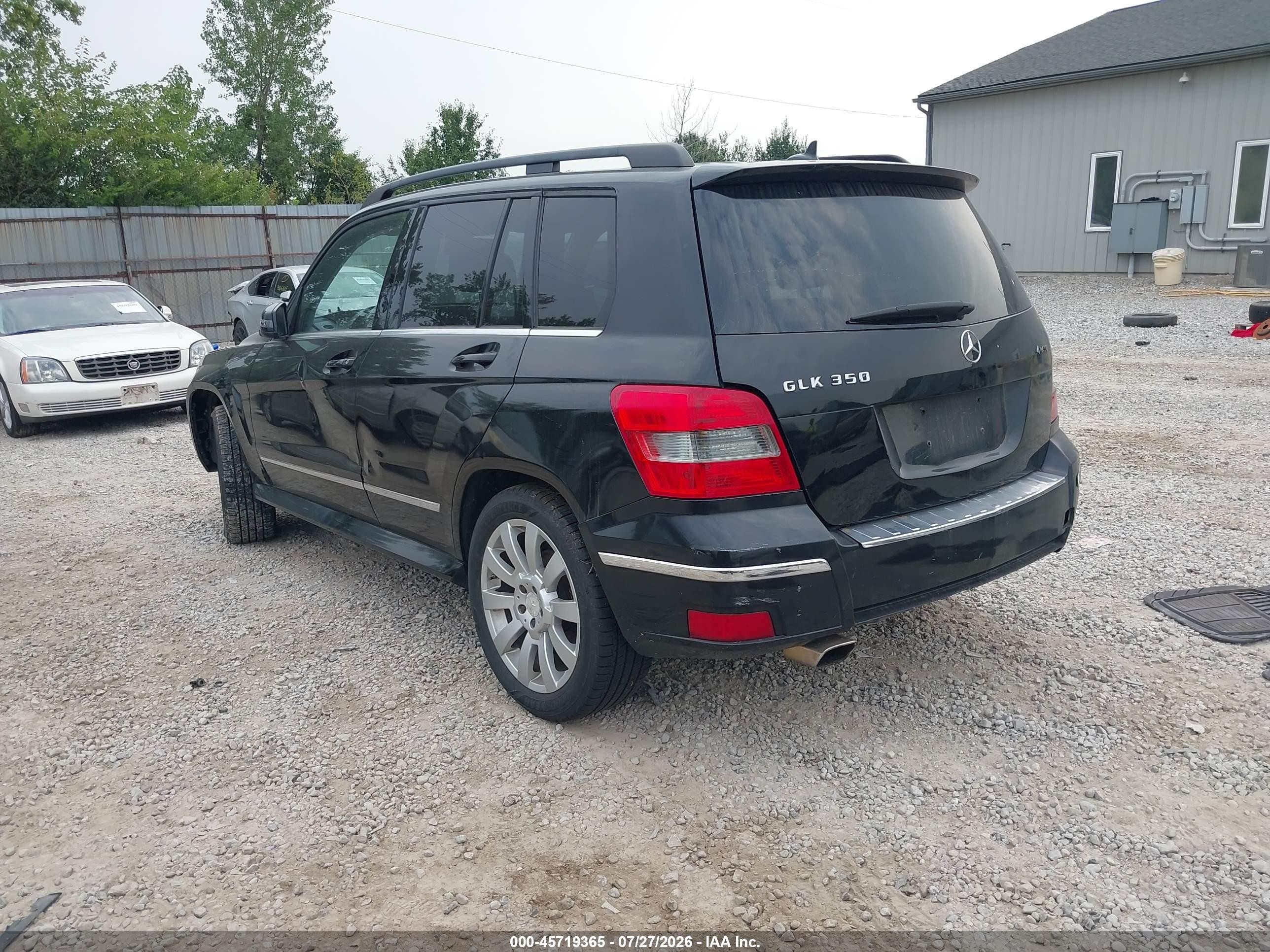 2010 Mercedes-benz Glk 350 4matic Black vin: WDCGG8HB1AF324811