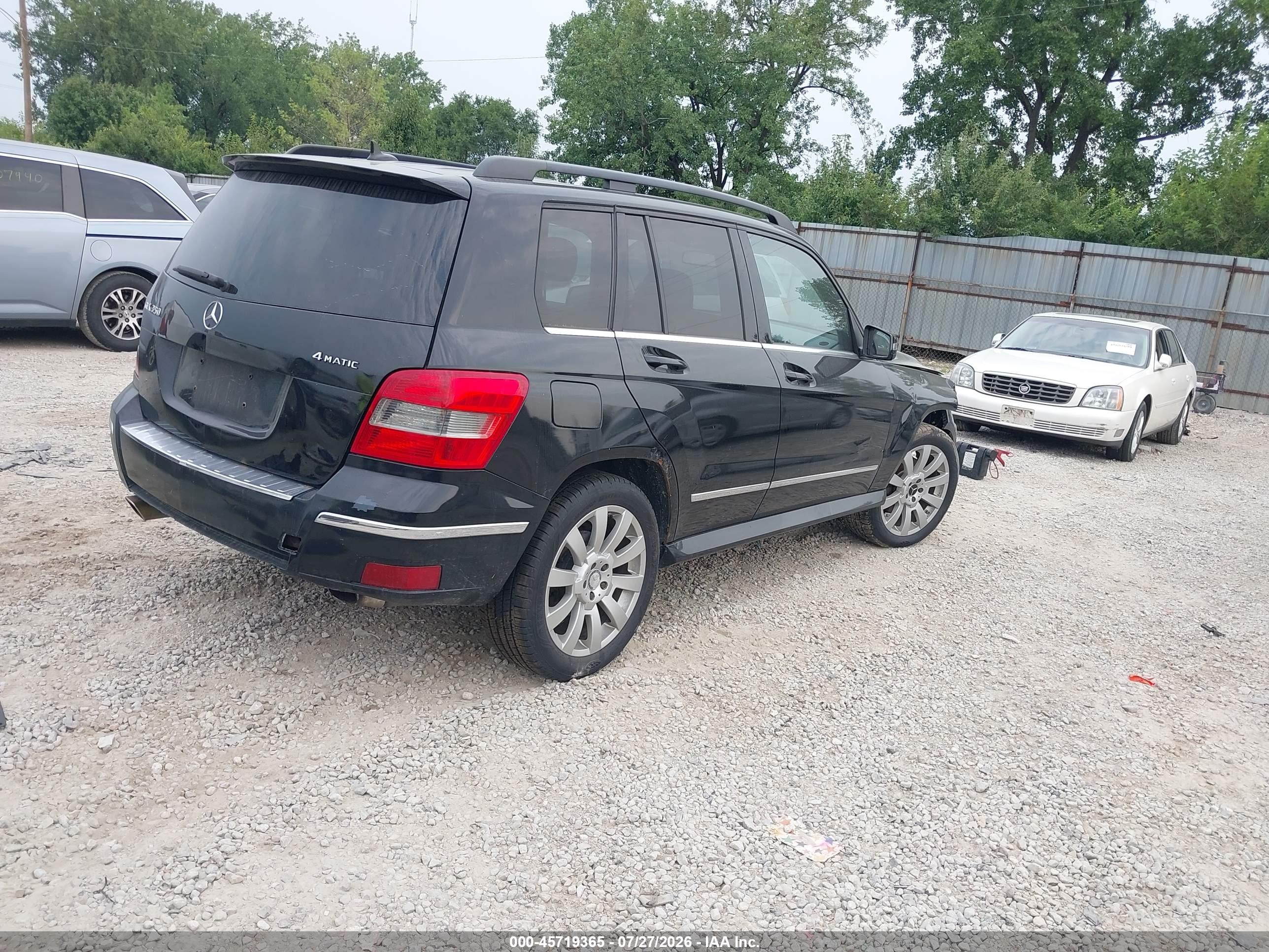2010 Mercedes-benz Glk 350 4matic Black vin: WDCGG8HB1AF324811