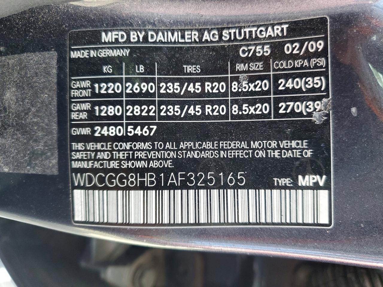 2010 Mercedes-benz Glk 350 4matic Gray vin: WDCGG8HB1AF325165