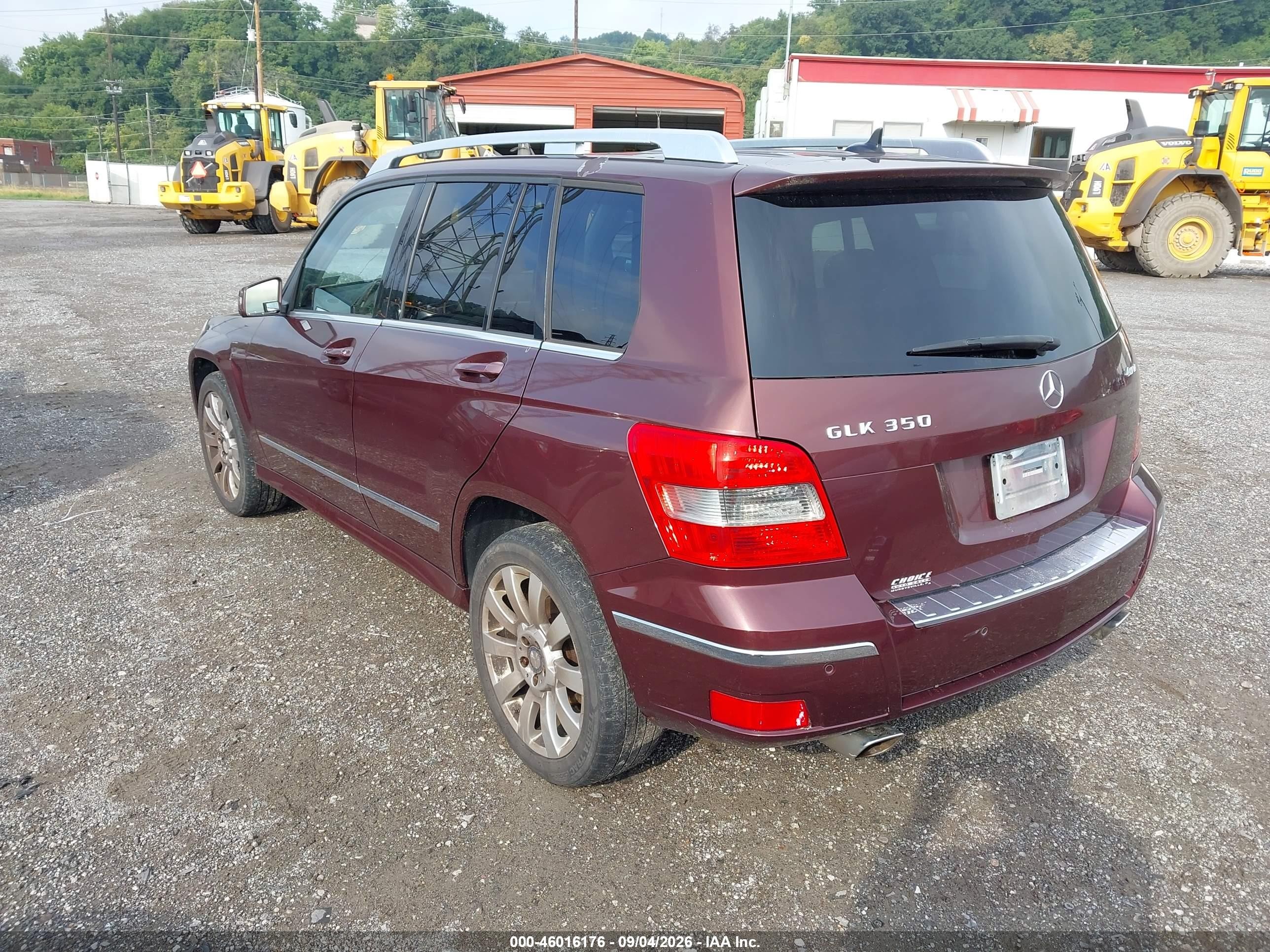 2011 Mercedes-benz Glk 350 4matic Red vin: WDCGG8HB1BF557444