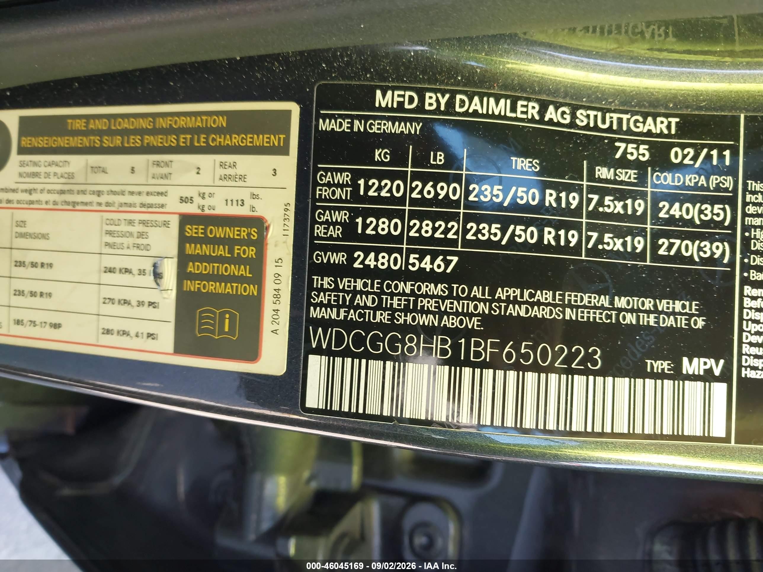 2011 Mercedes-benz Glk 350 4matic Gray vin: WDCGG8HB1BF650223