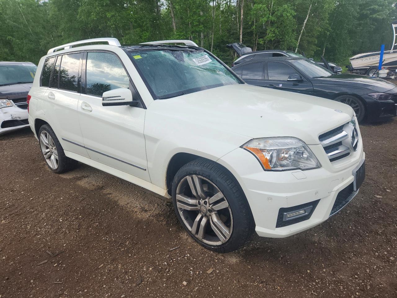2012 Mercedes-benz Glk 350 4matic White vin: WDCGG8HB1CF810585
