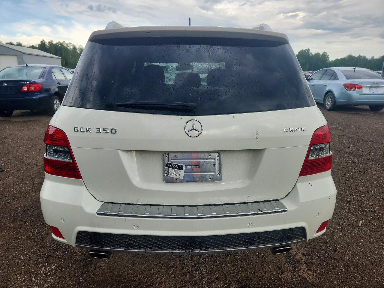 2012 Mercedes-benz Glk 350 4matic White vin: WDCGG8HB1CF810585