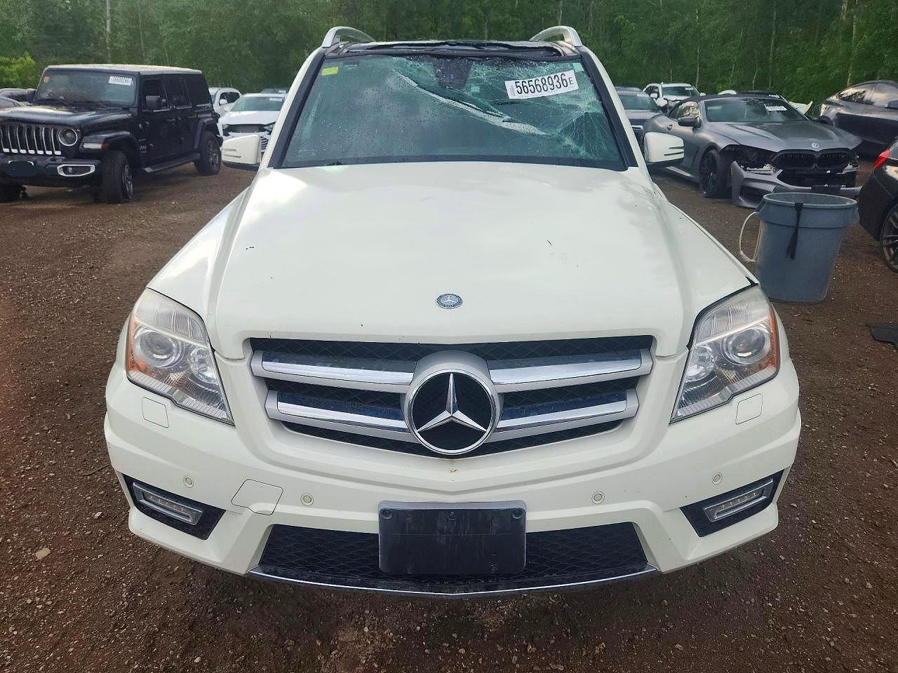 2012 Mercedes-benz Glk 350 4matic White vin: WDCGG8HB1CF810585