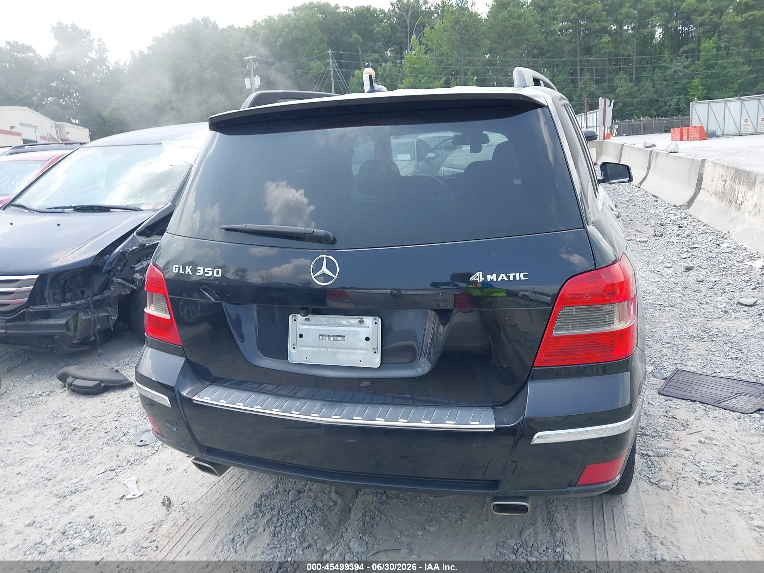 2012 Mercedes-benz Glk 350 4matic Black vin: WDCGG8HB1CF869782